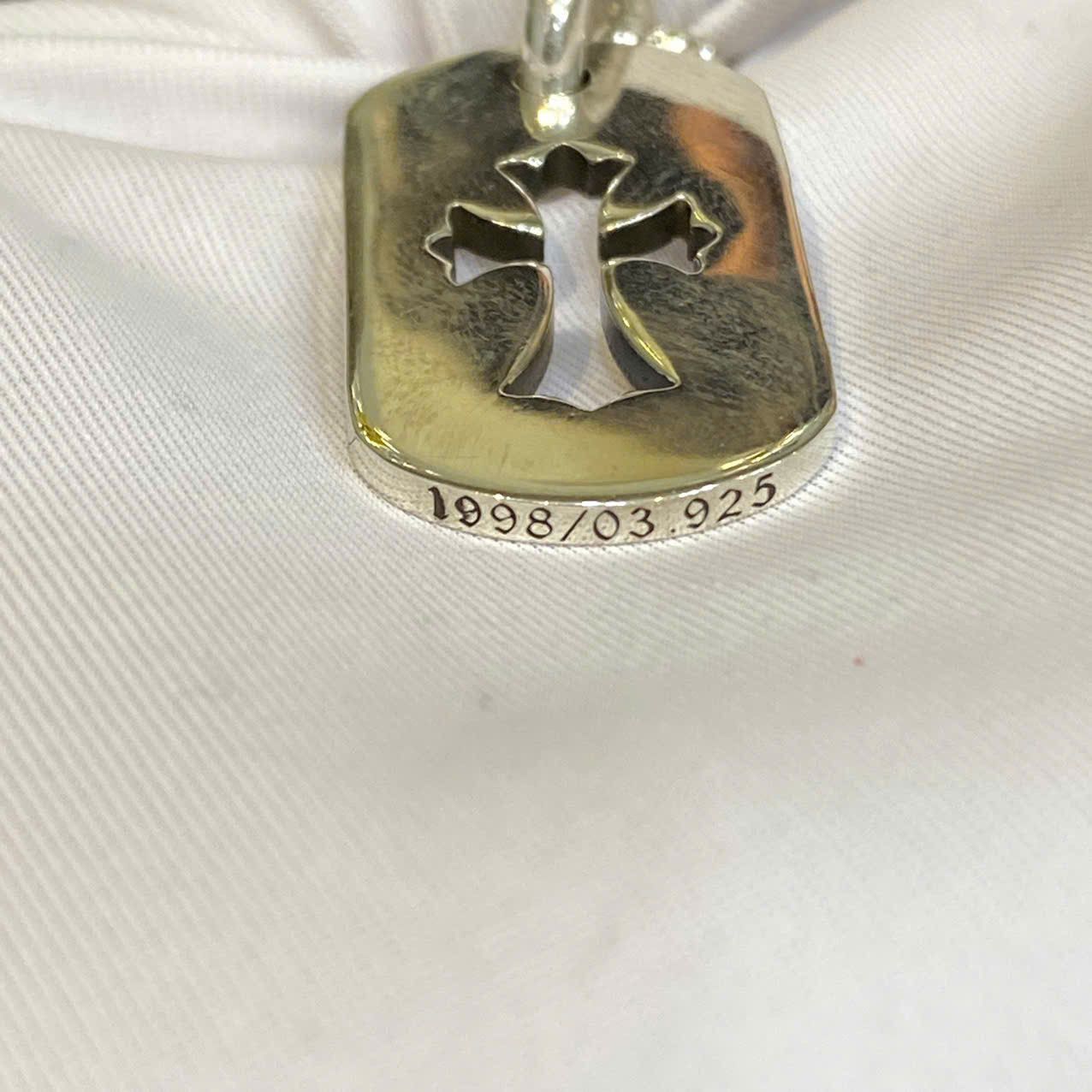 Chrome Hearts CHROME HEARTS Dog SML Coss Silver Necklace Size ONE SIZE - 5 Thumbnail