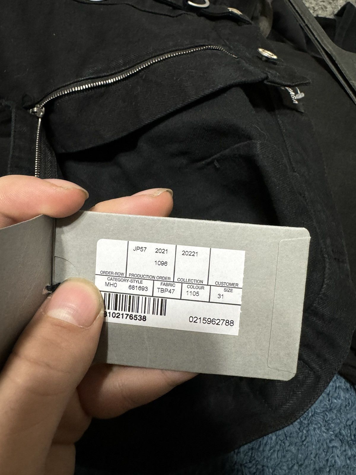 Balenciaga Balenciaga SS22 Black Raver Jeans Size US 31 - 10 Thumbnail