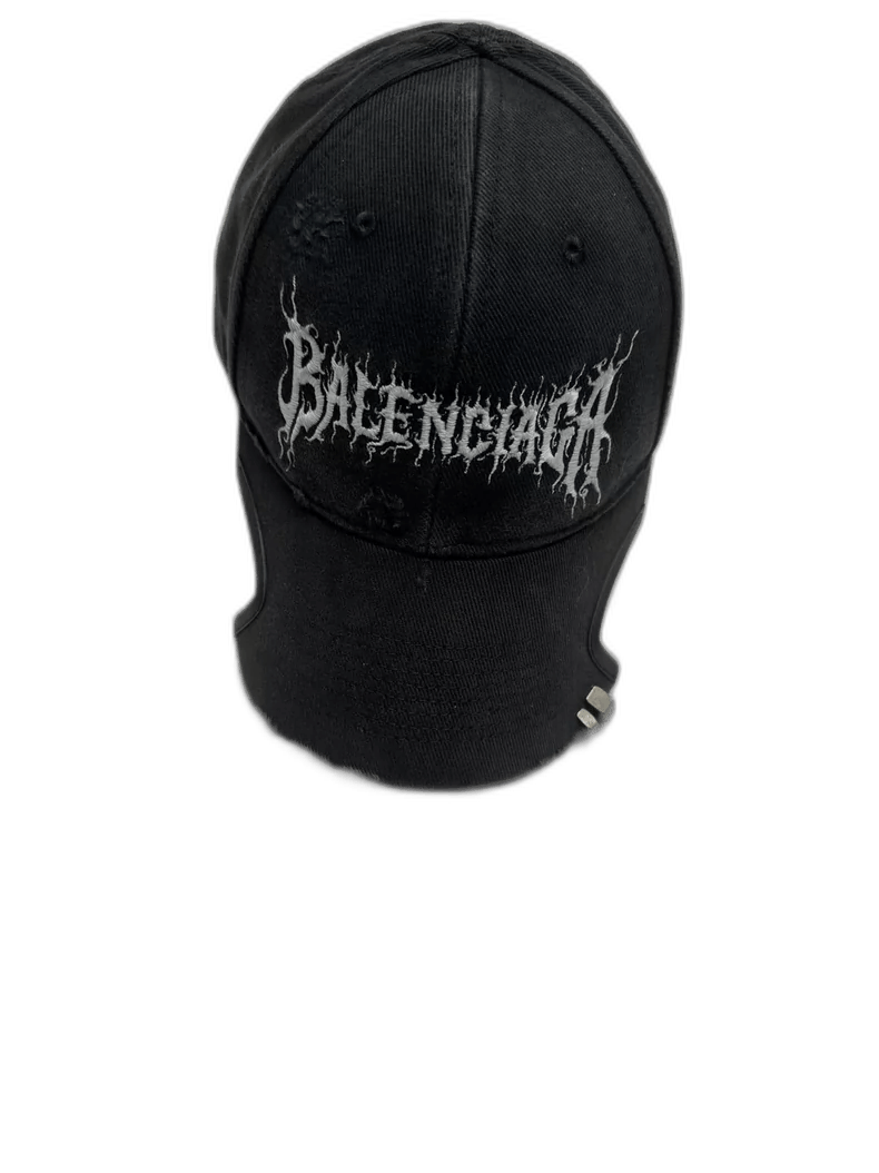 Balenciaga Balenciaga Flame Embroidered Cap Baseball Hat Size ONE SIZE - 1 Thumbnail
