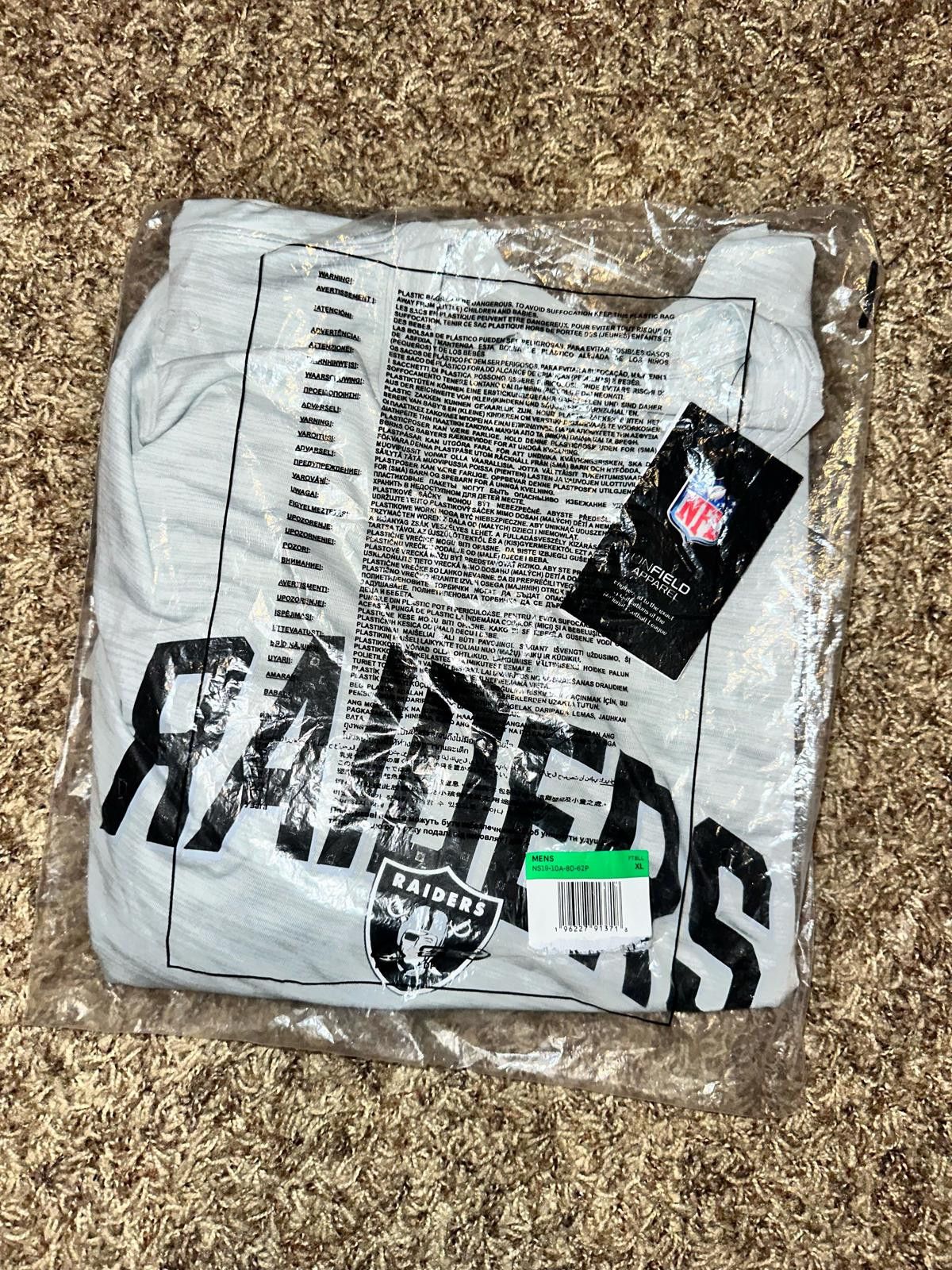Nike Nike Dri-FIT Velocity Athletic Stack (NFL Las Vegas Raiders) Men's T-Shirt Size US XXL / EU 58 / 5 - 12 Thumbnail