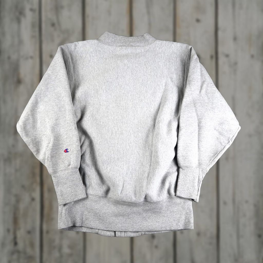 Champion VINTAGE Champion Reverse Weave Sweatshirt Cardigan L Gray USA Size US L / EU 52-54 / 3 - 1 Thumbnail