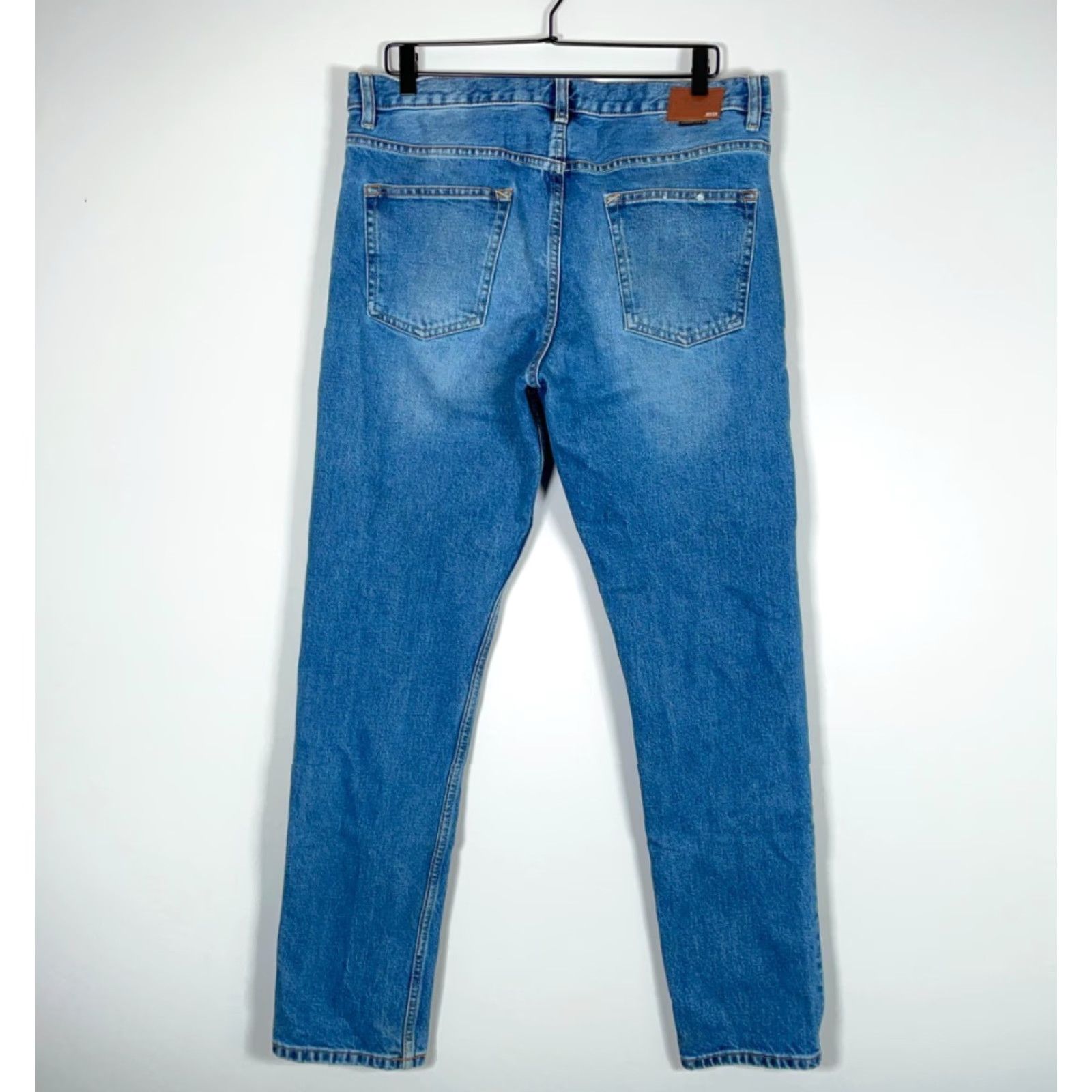Quiksilver VINTAGE Quiksilver Straight Leg Jeans Men's 36 x 32 Blue Denim Y2K Skater Grunge Size US 34 / EU 50 - 2 Thumbnail