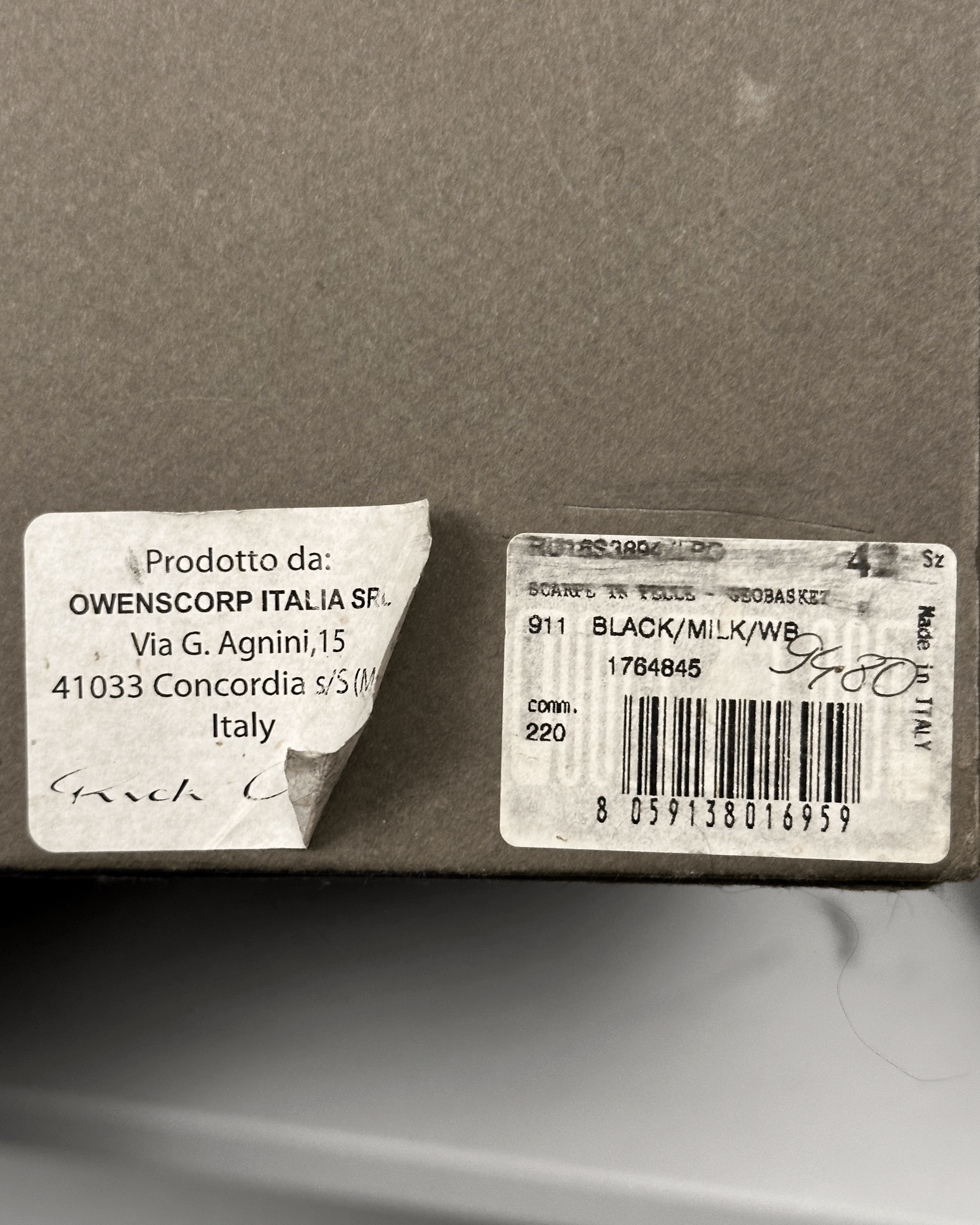 Rick Owens Rick Owens Black Milk Geobasket Size US 9 / EU 42 - 11 Thumbnail