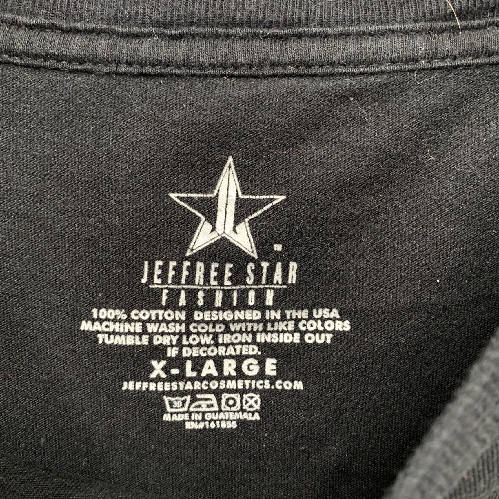 Vintage Jeffree Star Fashion Shirt Black Mens XL Short Sleeve Shirt Mens XL Black T-Shirt Size US XL / EU 56 / 4 - 3 Thumbnail