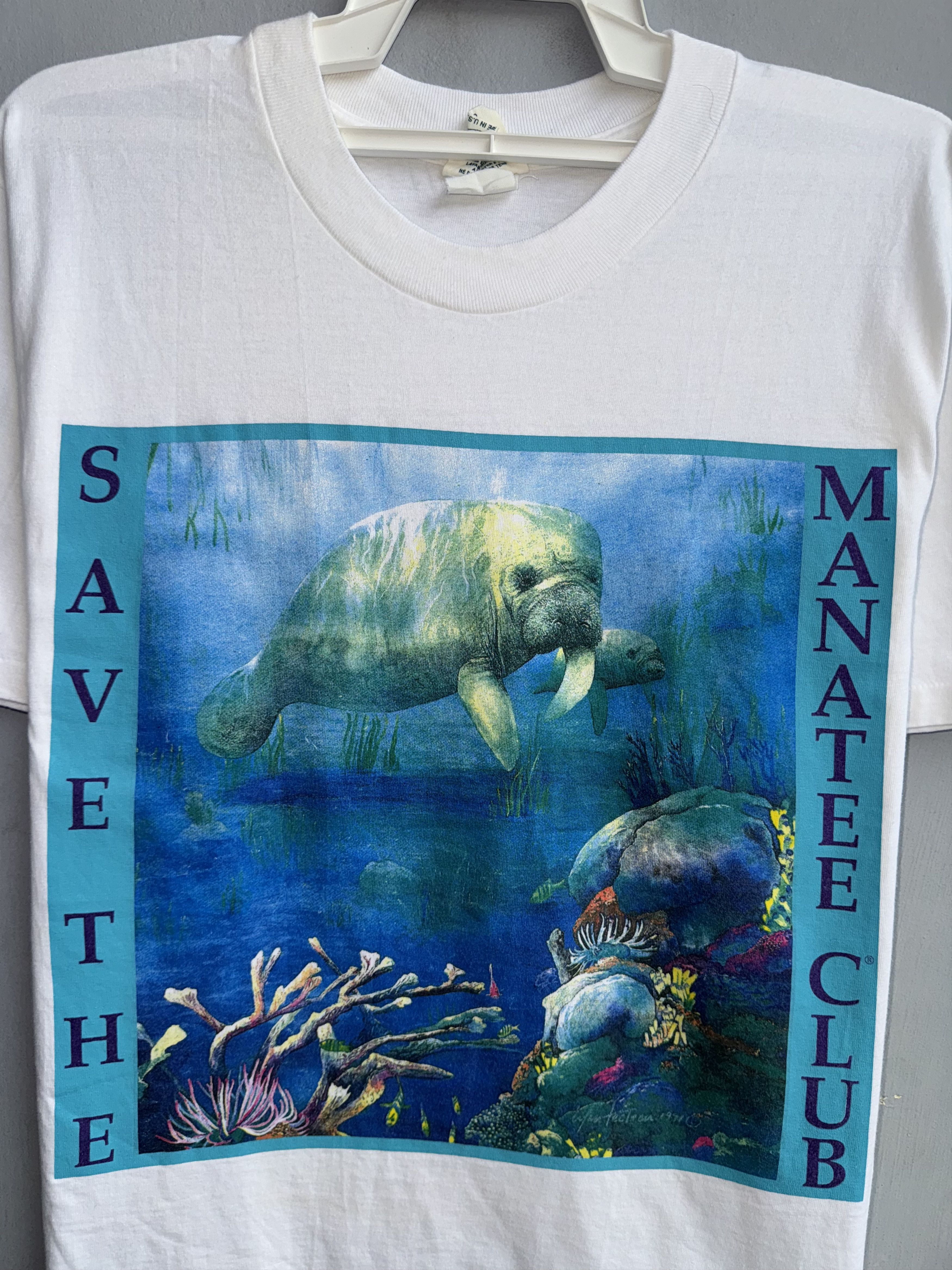 Vintage Save The Manatee Club Vintage T-Shirt Size US M / EU 48-50 / 2 - 2 Thumbnail