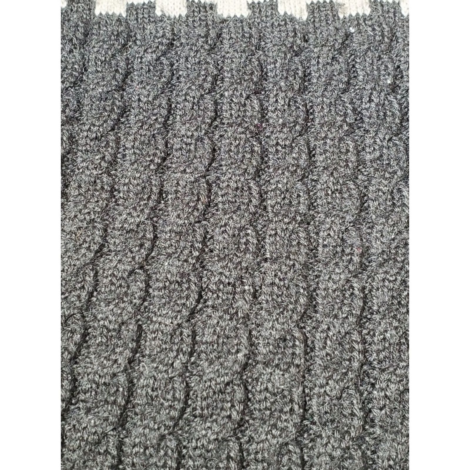 Obermeyer VINTAGE Obermeyer Sweater 1/4 Zip Pullover Wool Blend Women's M Black and White Fair Isle Dear Knit Style Pullover 1/4 Zip Zipper Ski Winter Size M / US 6-8 / IT 42-44 - 5 Thumbnail