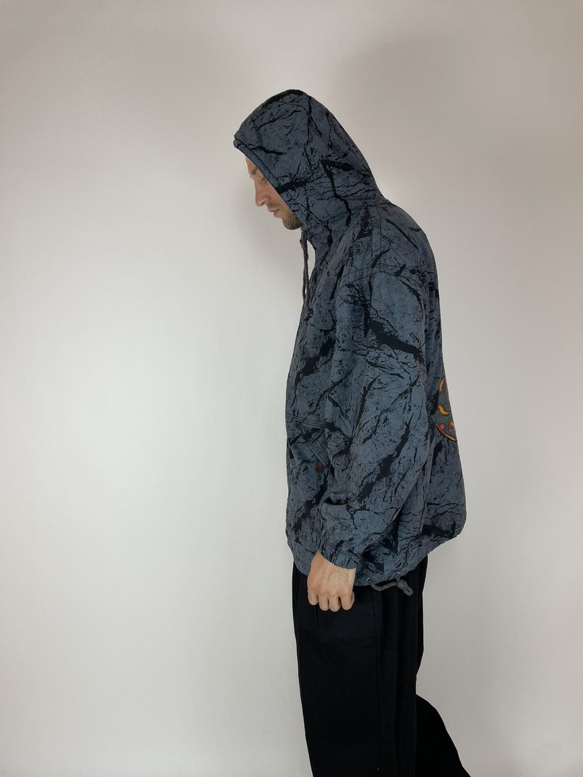Reebok × Vintage Reebok Vintage hooded jacket 90s 80s Mens size XL Size US XL / EU 56 / 4 - 7 Thumbnail