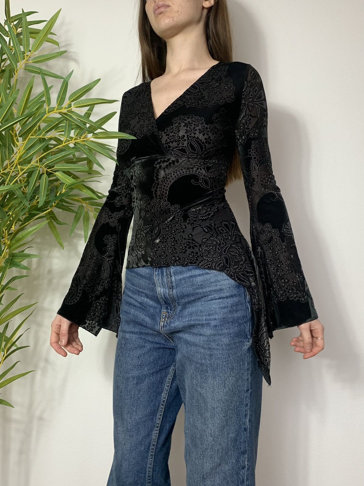 Vintage VINTAGE JEAN PAUL GAULTIER STYLE MESH BLOUSE Size S / US 4 / IT 40 - 2 Thumbnail