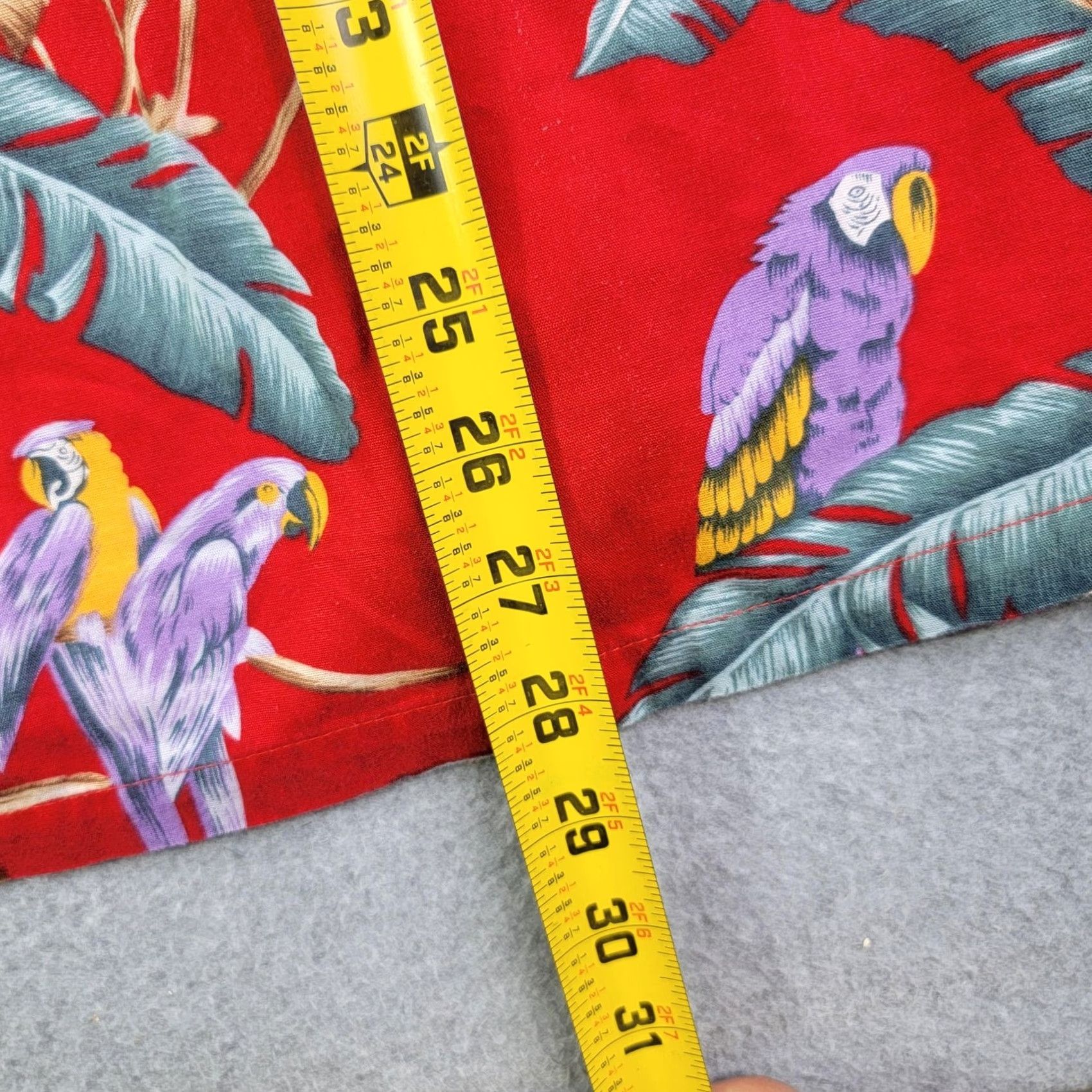 Paradise Found Paradise Found Shirt Mens XL Red Parrot Hawaiian Aloha Short Sleeve Button-Up Shirt Size US XL / EU 56 / 4 - 7 Thumbnail