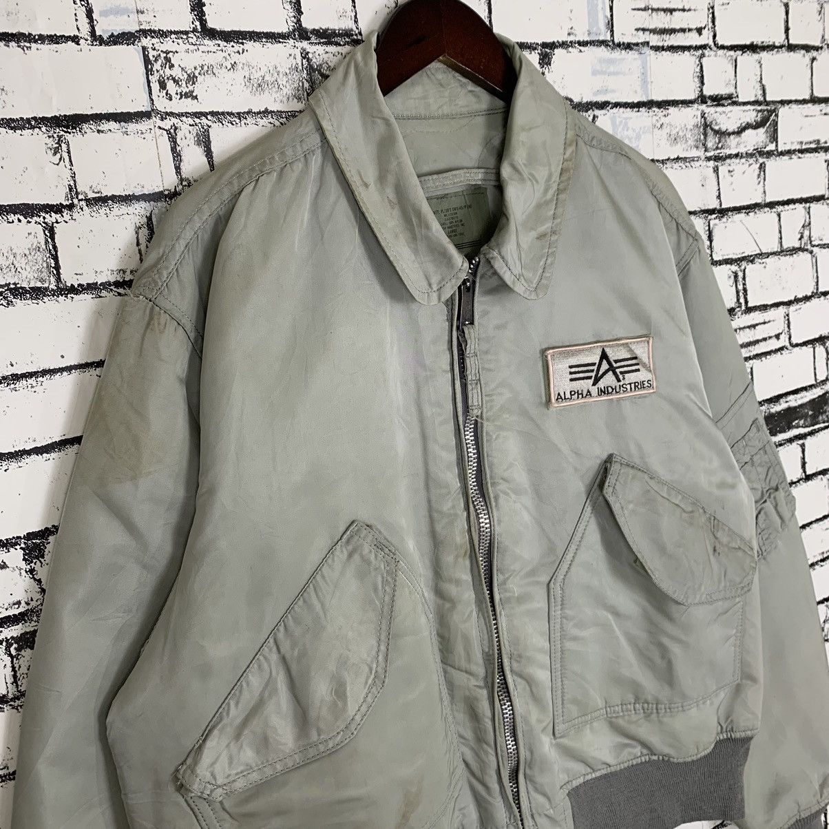 Alpha Industries Alpha Industries CW Flight Jacket Alpha Bomber Jacket Size US L / EU 52-54 / 3 - 4 Thumbnail