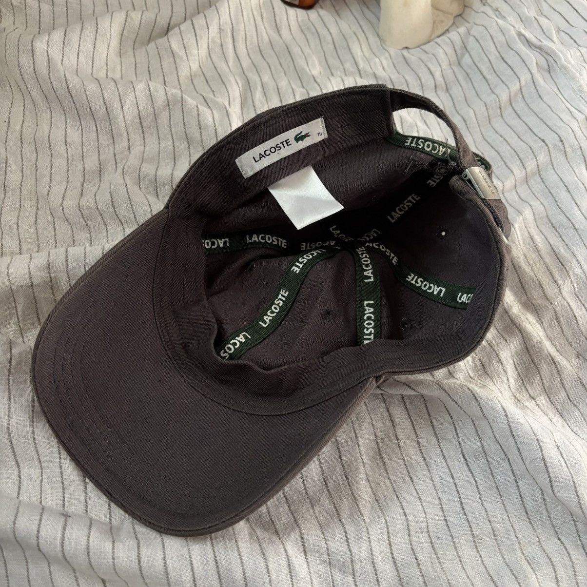 Lacoste Lacoste cap grey one size streetwear rare Size ONE SIZE - 6 Thumbnail