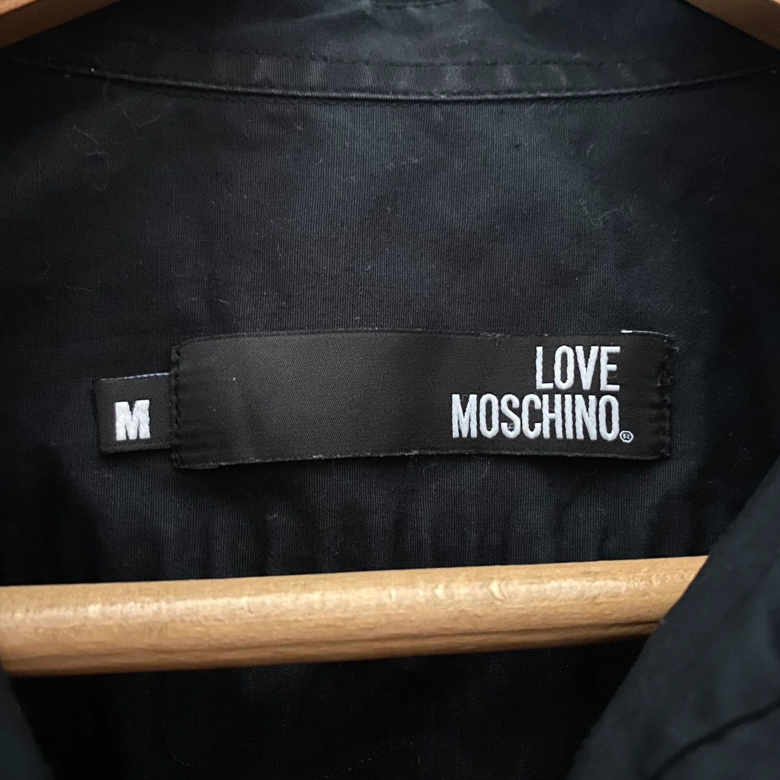 Designer × Love Moschino Love Moschino pocket lognsleeve shirt spellout Size M / US 6-8 / IT 42-44 - 7 Thumbnail