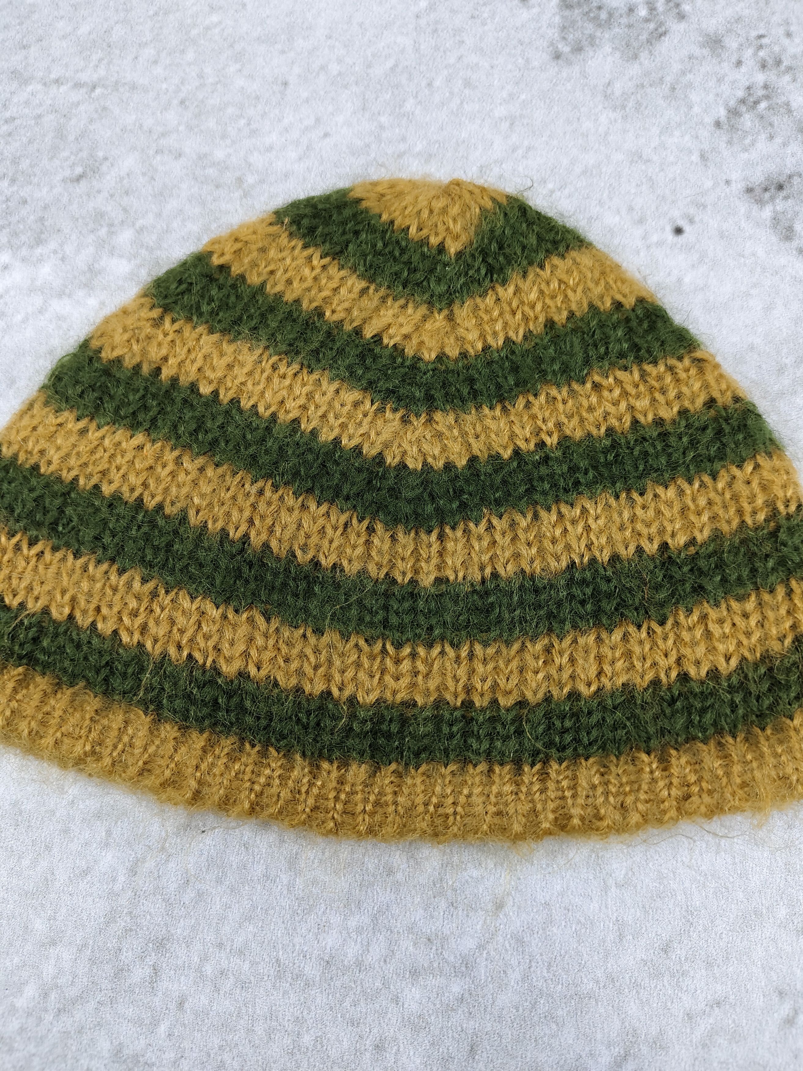 Vintage 1990s Heritage- Artisan Made Archive Wool Knit Beanie Hat Size ONE SIZE - 4 Thumbnail