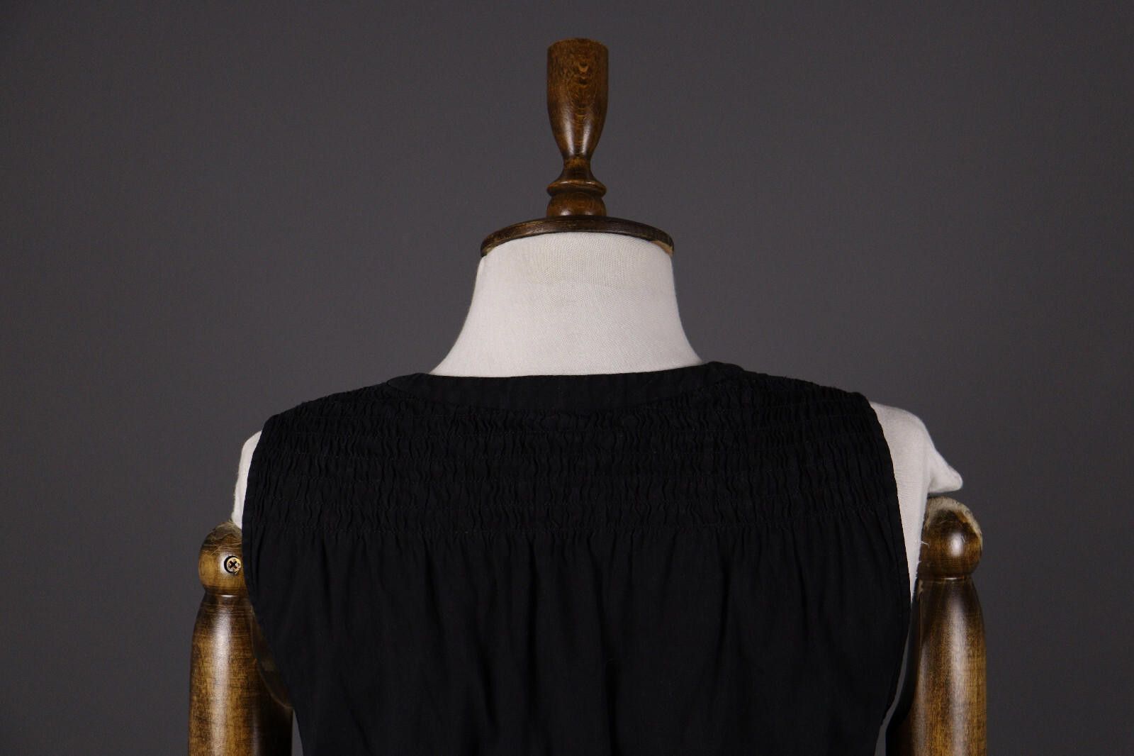 Theory Theory Black Linen Designer Tank Top Shirt Blouse Size S Size S / US 4 / IT 40 - 6 Thumbnail