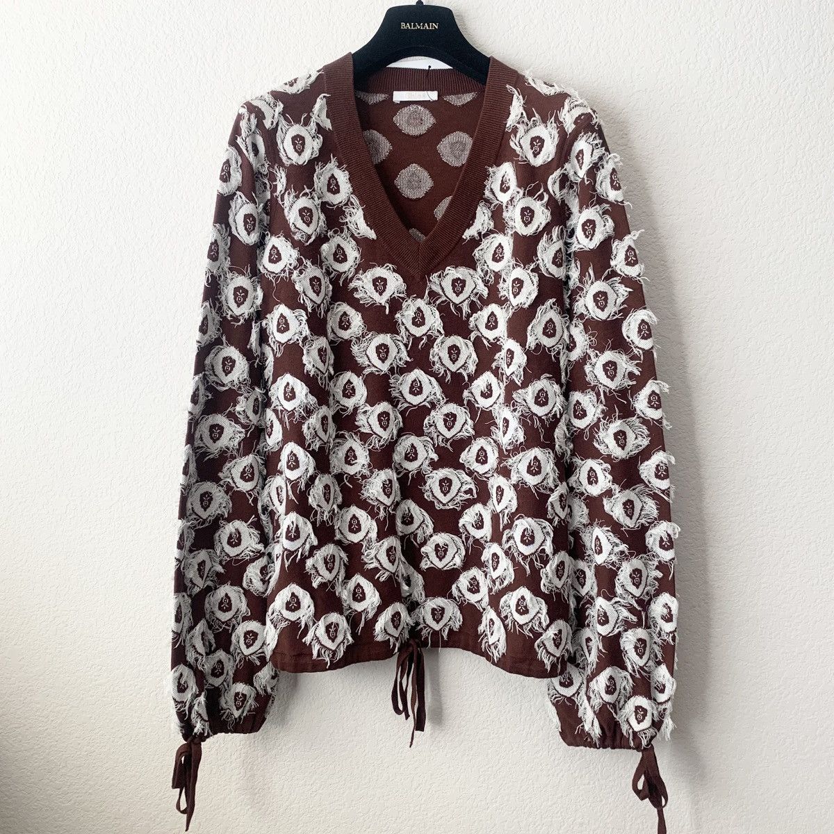 Chloe Chloe fringe bubble fringe oversized sweater Size XS / US 0-2 / IT 36-38 - 1 Thumbnail