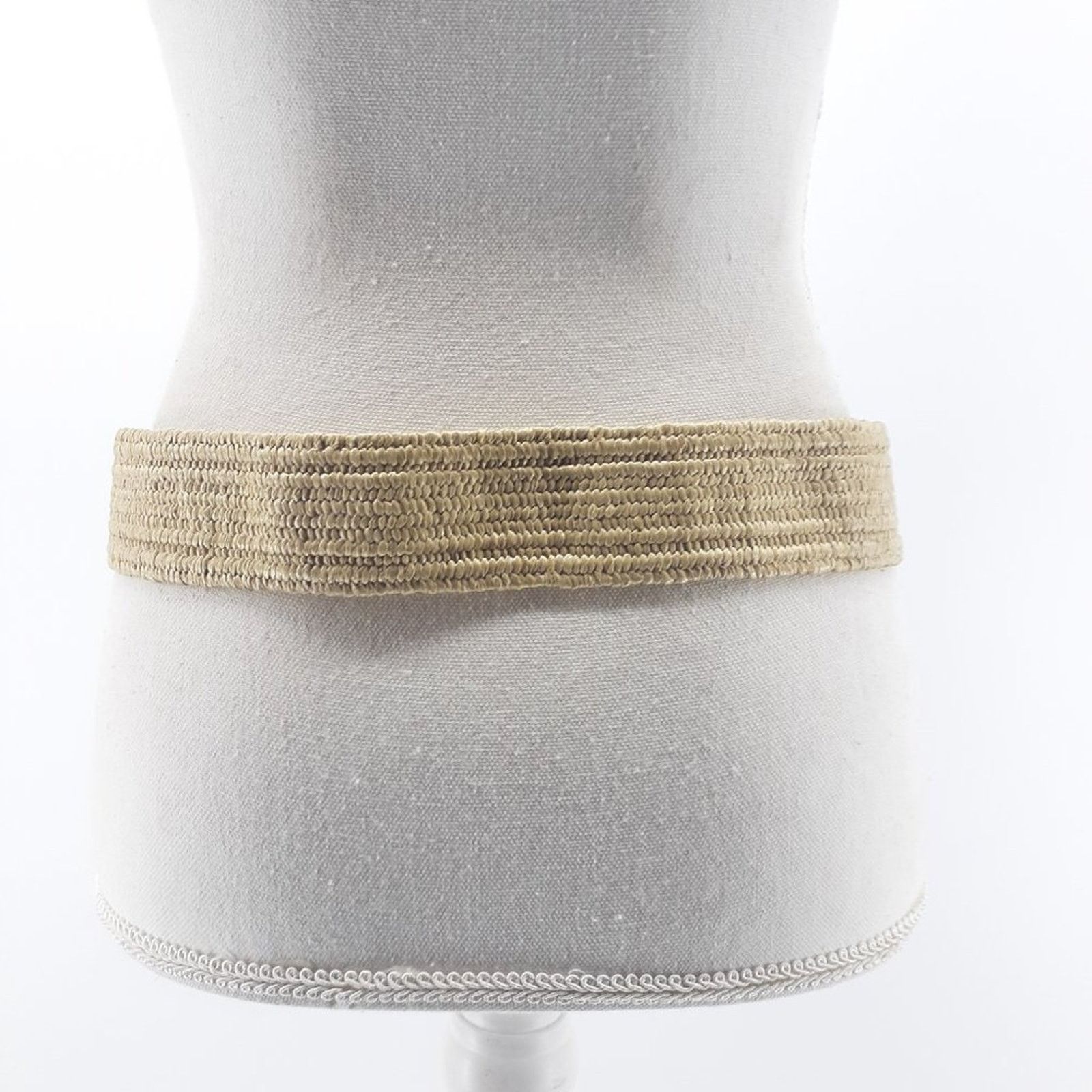 Nine West Nine West Women's Tan Bright Sky Blue Single Prong Belt XL Size ONE SIZE - 4 Thumbnail