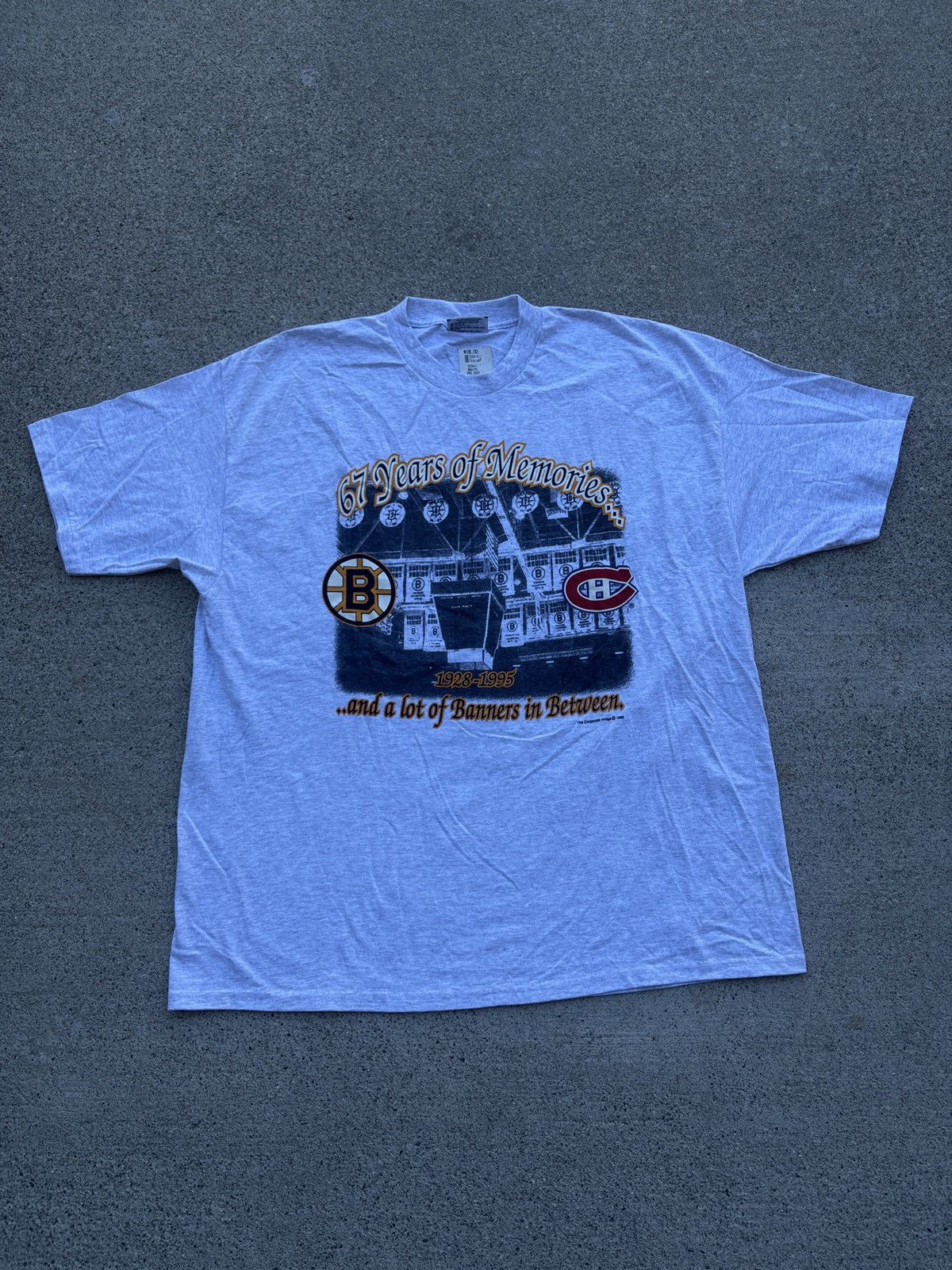 NHL Vintage 1995 Lee NHL Bruins “The Last Hurrah” T-Shirt Sz XXL Size US XXL / EU 58 / 5 - 1 Thumbnail