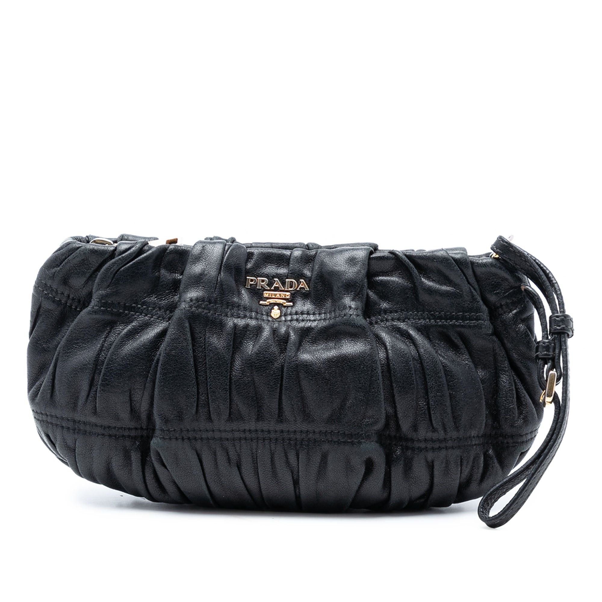 Prada Nappa Gaufre Wristlet Clutch Size ONE SIZE - 1 Thumbnail