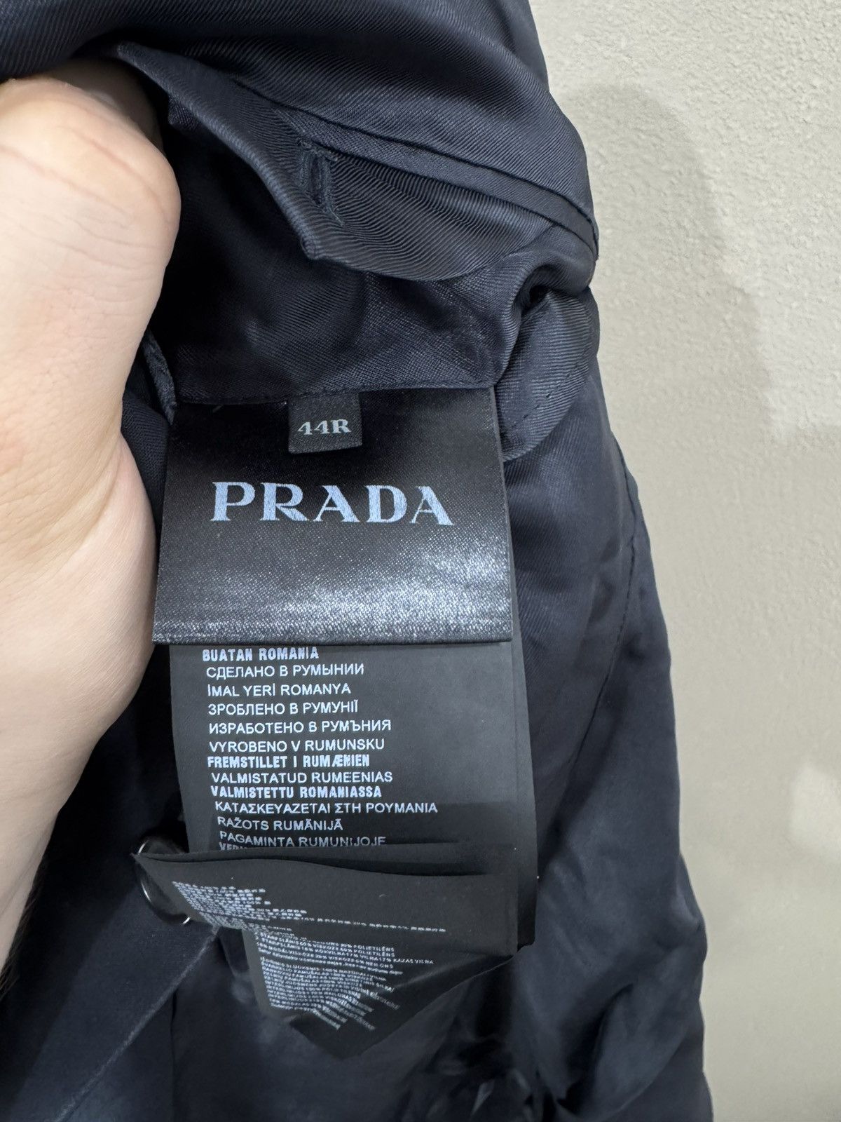 Prada PRADA Blazer Jacket Coat Wool Size 44R - 4 Thumbnail