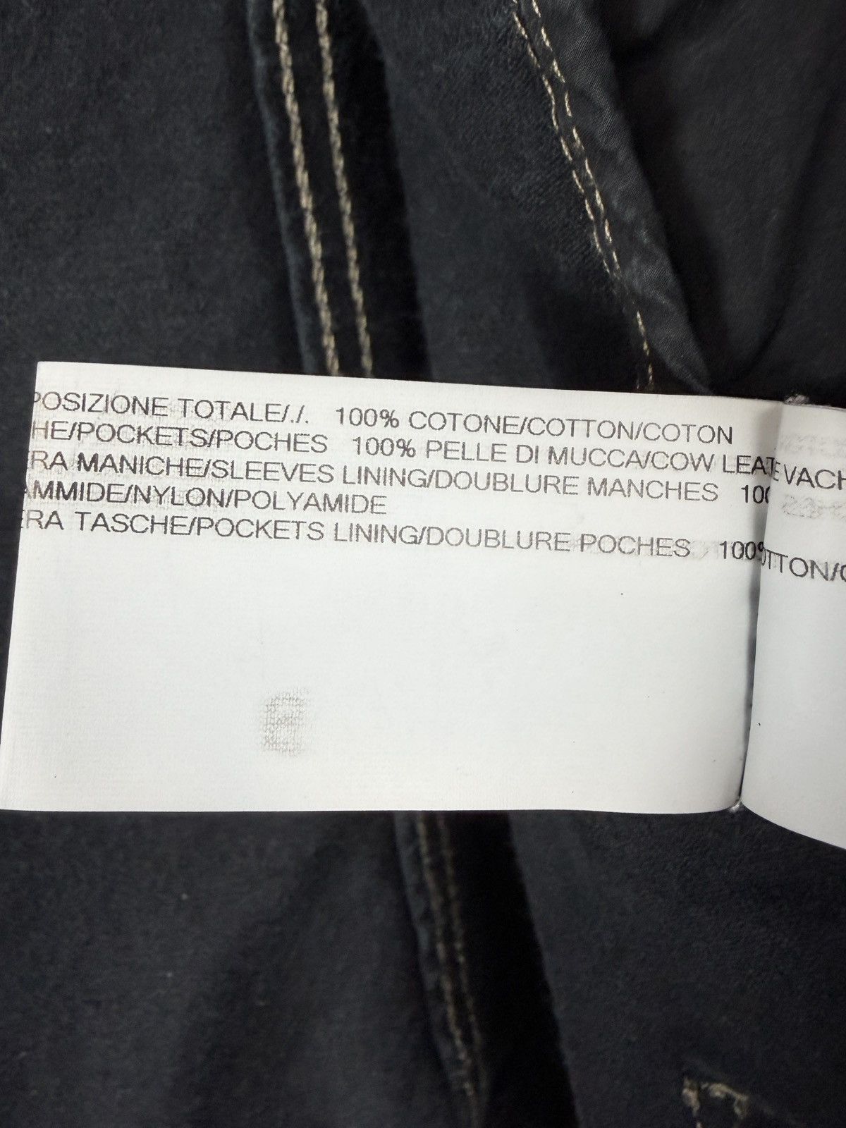 Rick Owens SS15 Rick Owens Black Scrub Waxed Denim Worker Jacket Size US XL / EU 56 / 4 - 9 Thumbnail