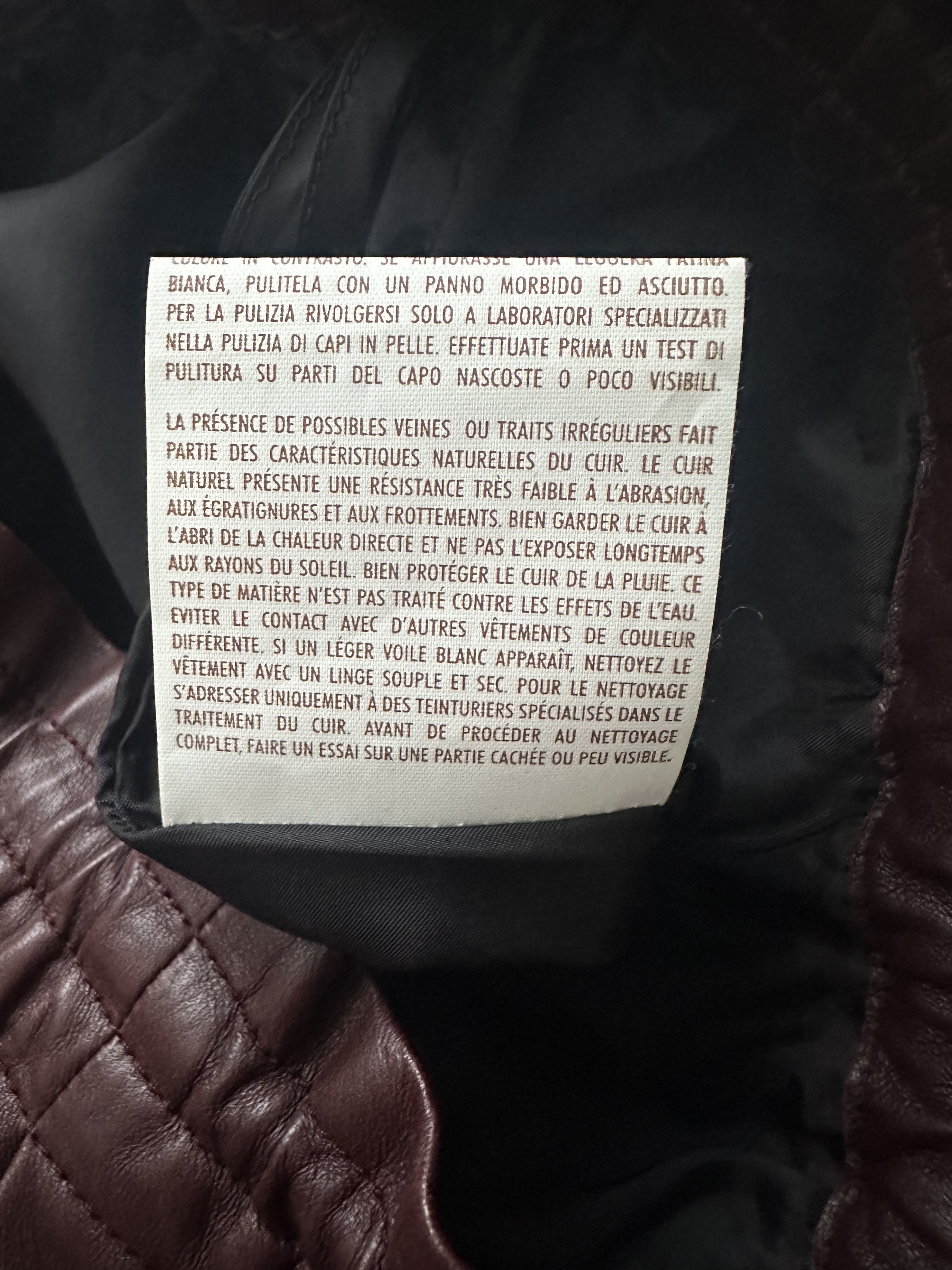 Gucci GUCCI lined burgundy / maroon brown soft leather pants Size 27" / US 4 / IT 40 - 12 Thumbnail
