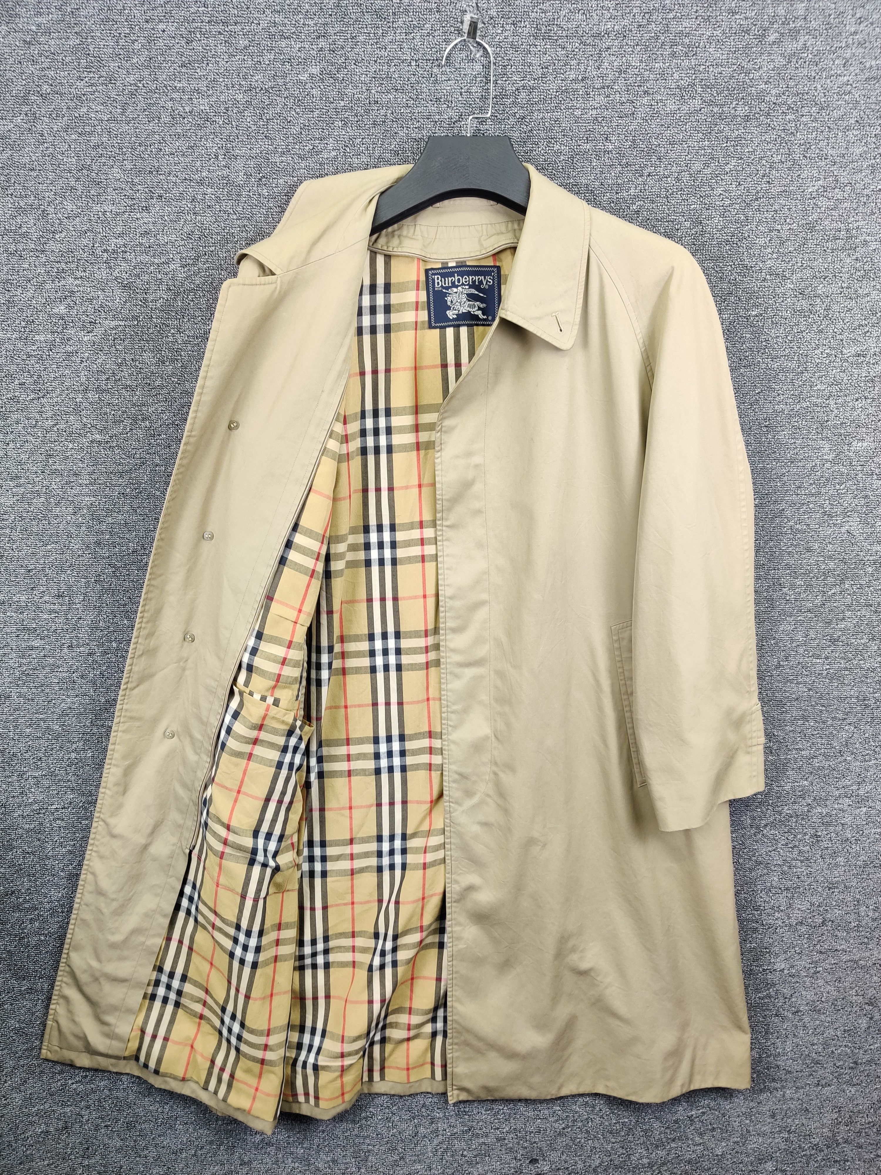 Burberry Vintage Burberrys Nova Check Trench Coat Size US L / EU 52-54 / 3 - 5 Thumbnail