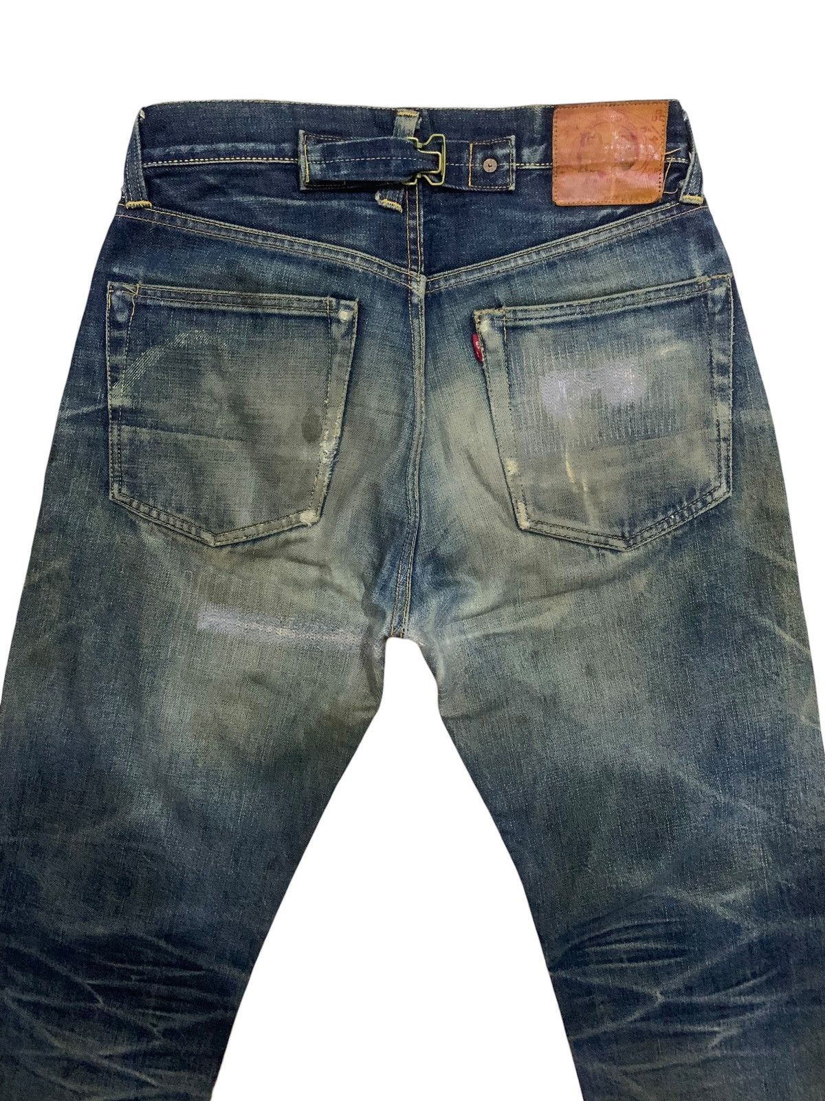 DENIM TEARS × Evisu × Who Decides War Vintage Evis ButtonFly Buckle Waist Jeans Size US 30 / EU 46 - 12 Thumbnail