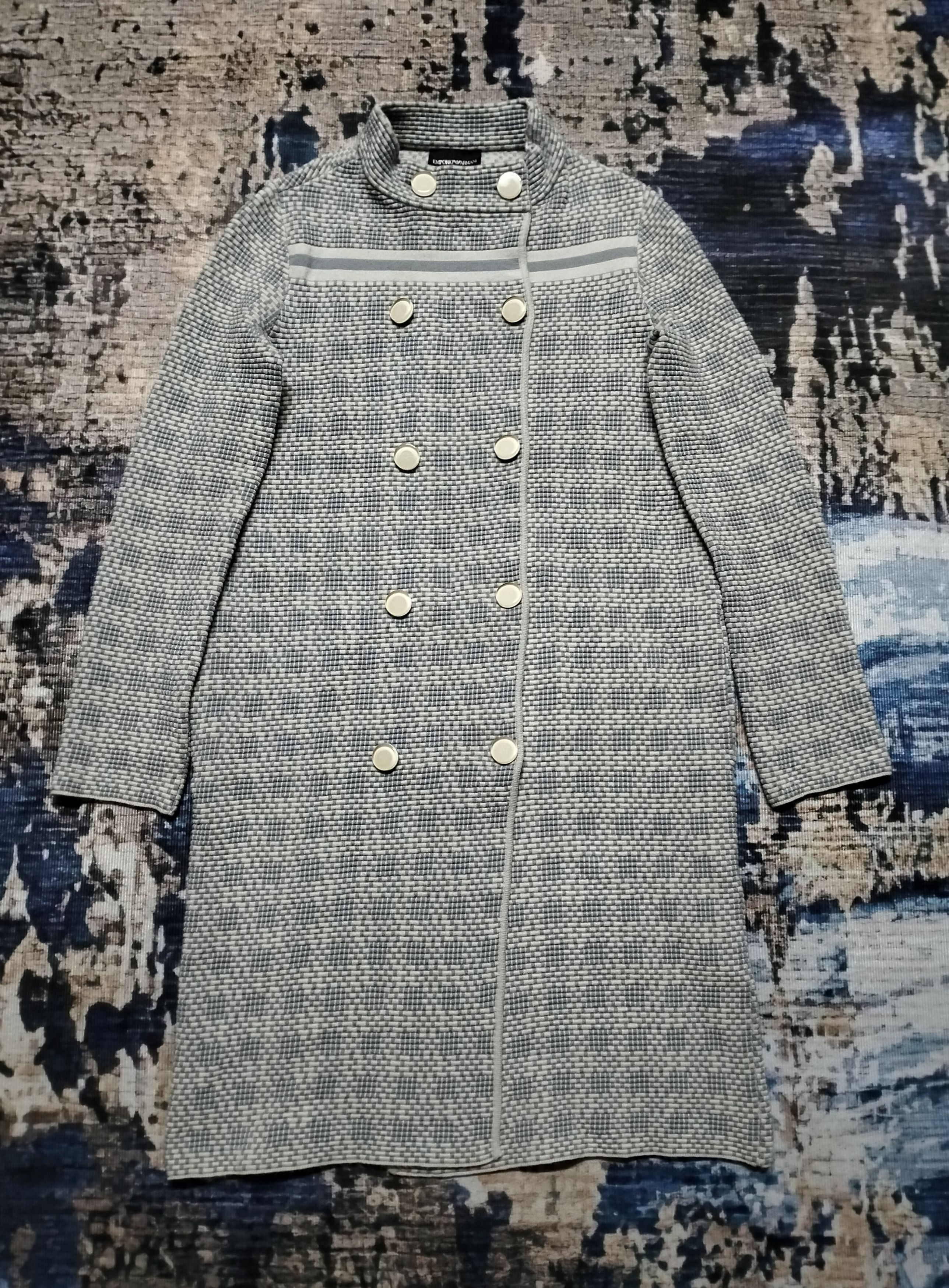Emporio Armani Emporio Armani Coats Ladies Rayon Polyester Double Breasted Size XS / US 0-2 / IT 36-38 - 1 Thumbnail