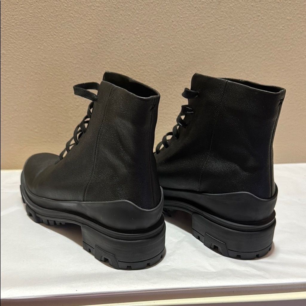Rag & Bone NWOT Rag & Bone Black Soft Leather Combat Moto Boots Size US 8 / IT 38 - 8 Thumbnail