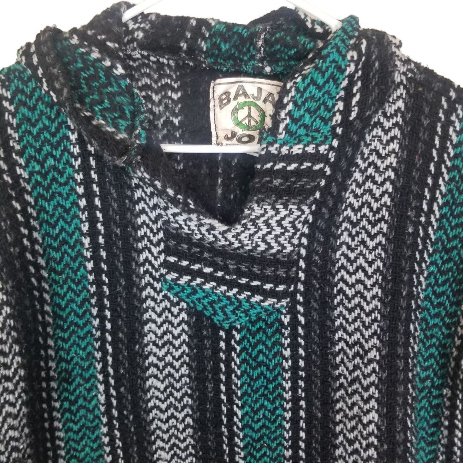 Baja Joe Baja Joe Mens Mexican Hoodie Drug Rug Hippie Beach Blanket Size US S / EU 44-46 / 1 - 2 Thumbnail