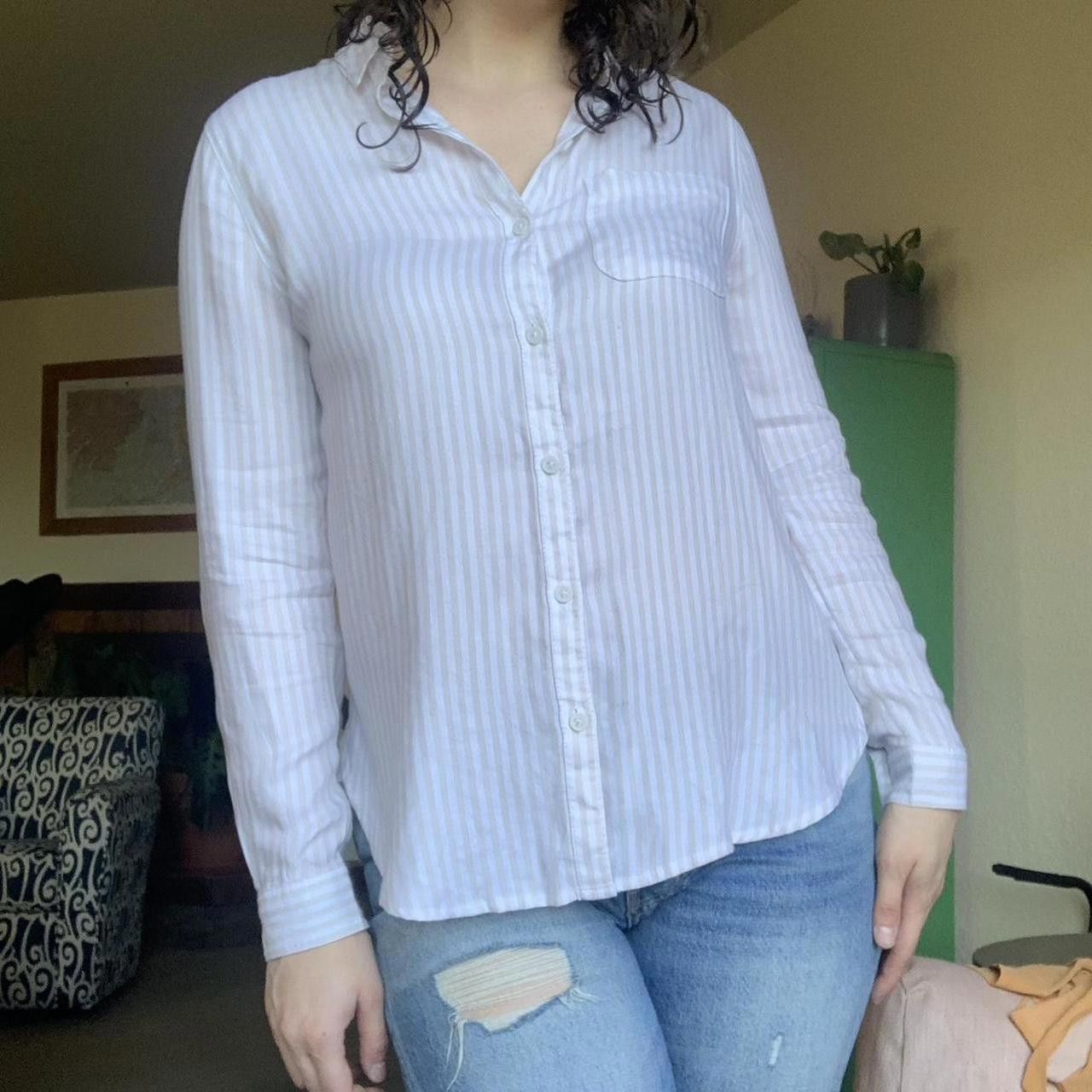 Nordstrom Striped Nordstrom Blouse Size S / US 4 / IT 40 - 1 Thumbnail