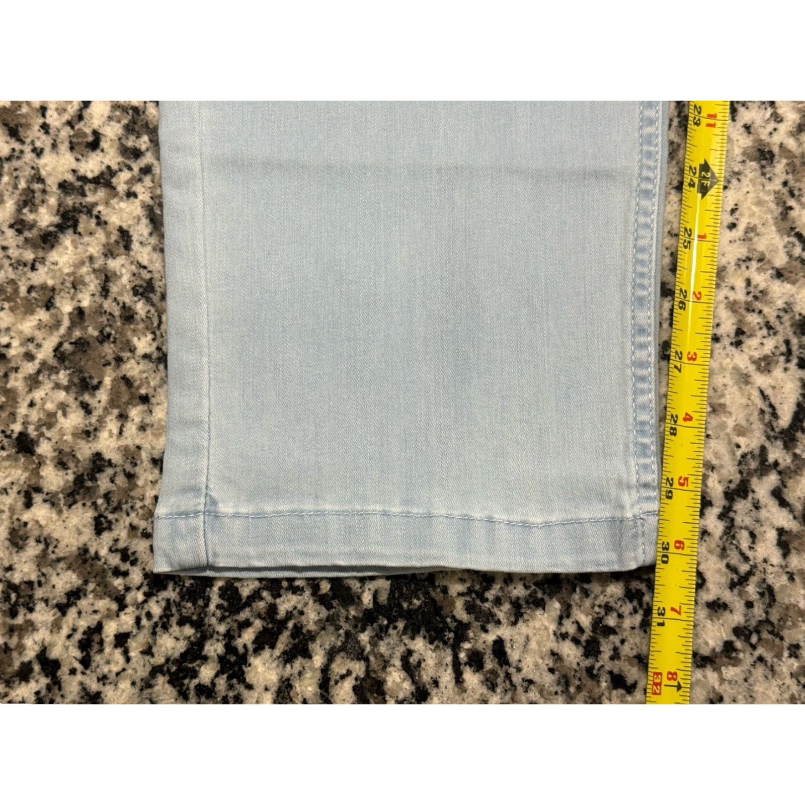 Denime Mugsy Jeans 5-Pocket Denim Straight Stretch Light Blue FLX4NLU 40x30 Mens Regular Size 40 Blue Size US 40 / EU 56 - 2 Thumbnail