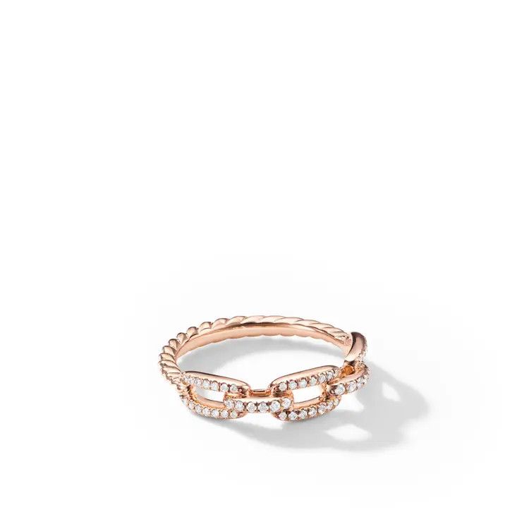 David Yurman o1s1wg111025 R13037D /Size 8 /Chain Link Ring in Golden Size ONE SIZE - 1 Thumbnail