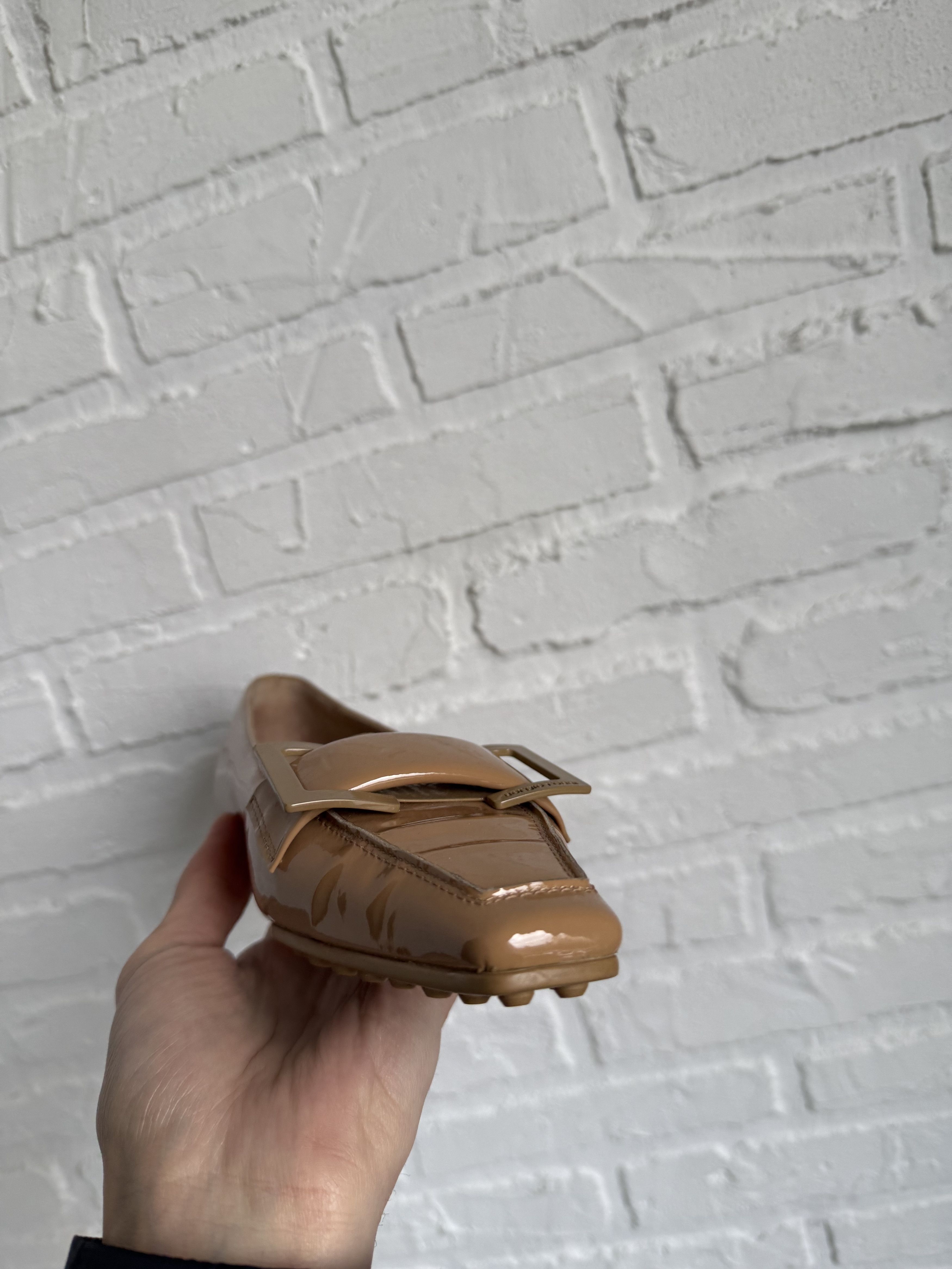 Sergio Rossi Share SERGIO ROSSI Patent Leather Loafers Size US 5.5 / IT 35.5 - 7 Thumbnail
