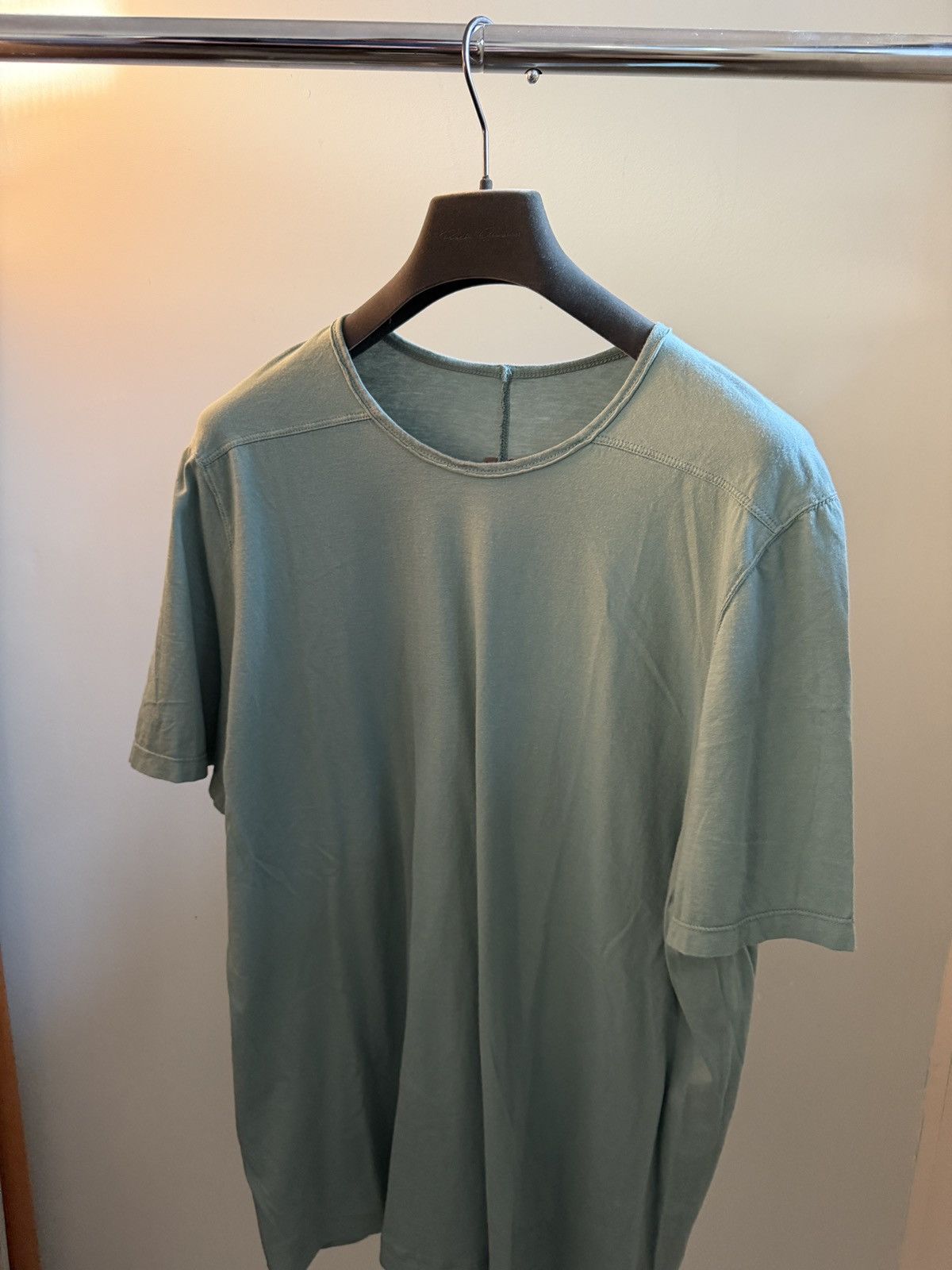Rick Owens Drkshdw Level Tee - Aqua Size US XXL / EU 58 / 5 - 1 Thumbnail