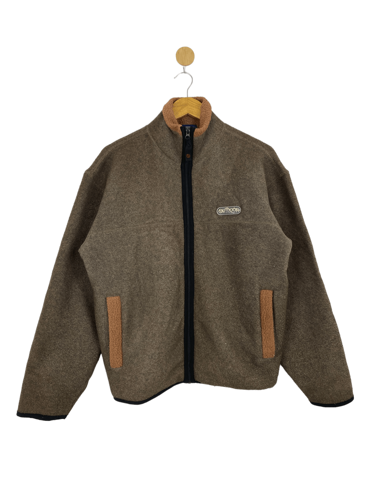 Vintage Vintage Outdoor Fleece Bomber Zipper Jacket MJ0096Z Size US M / EU 48-50 / 2 - 1 Thumbnail