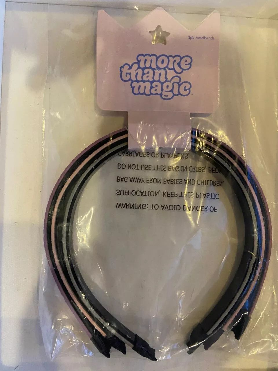 Other 3 Sparkly Headbands - New in Original Packaging Size ONE SIZE - 2 Thumbnail
