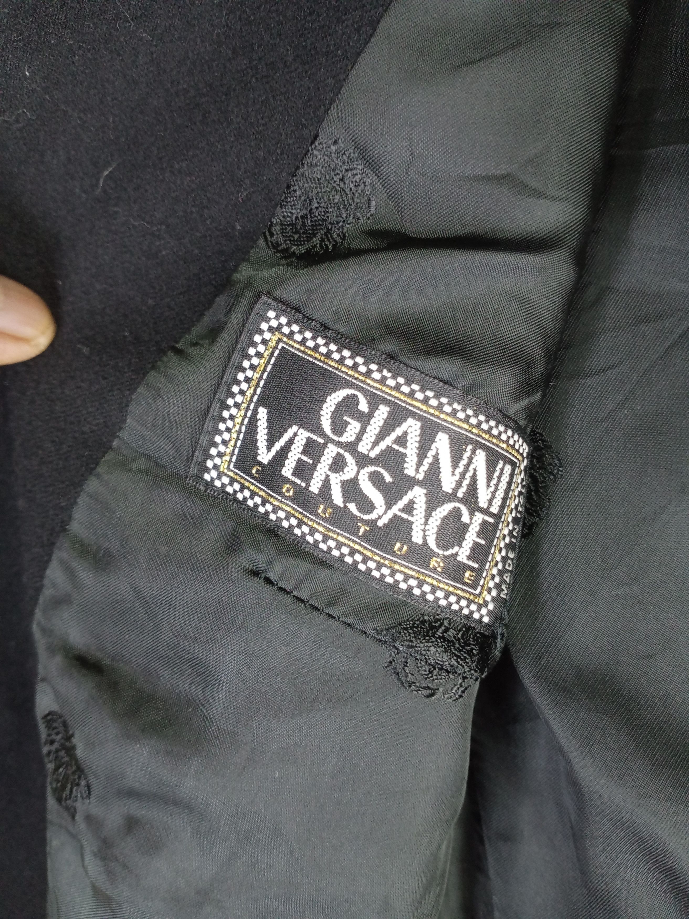 Versace Rare Vintage Gianni Versace Couture Laine Coat Size S / US 4 / IT 40 - 6 Thumbnail