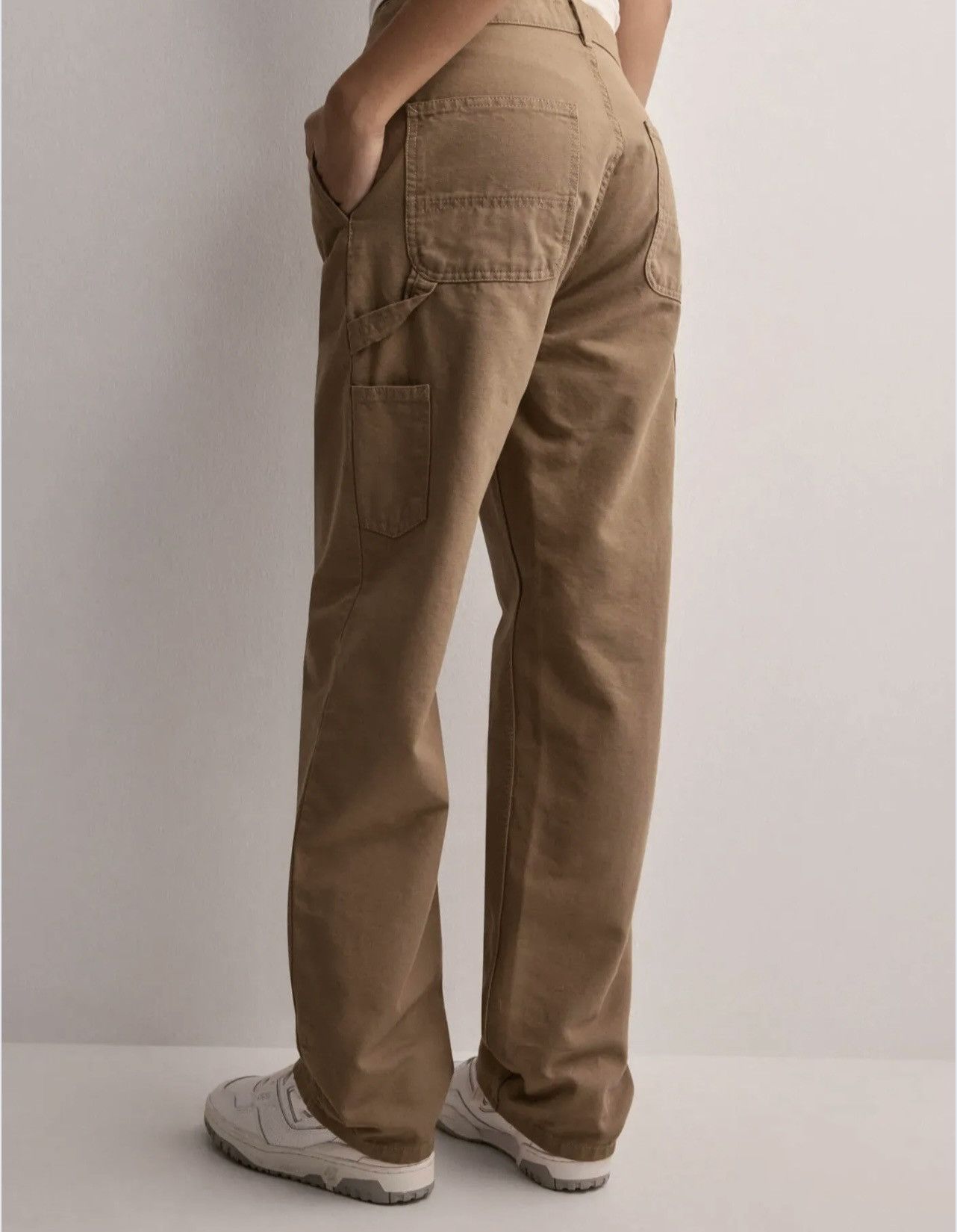 Carhartt Womens Carhartt WIP Pierce Pants Beige Y2K Size 27" / US 4 / IT 40 - 3 Thumbnail