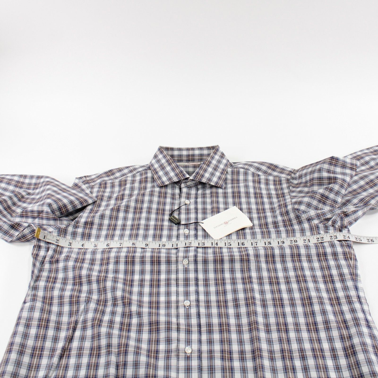 Luciano Barbera Luciano Barbera New with tags Shirt Size XL US In Brown Size US XL / EU 56 / 4 - 5 Thumbnail