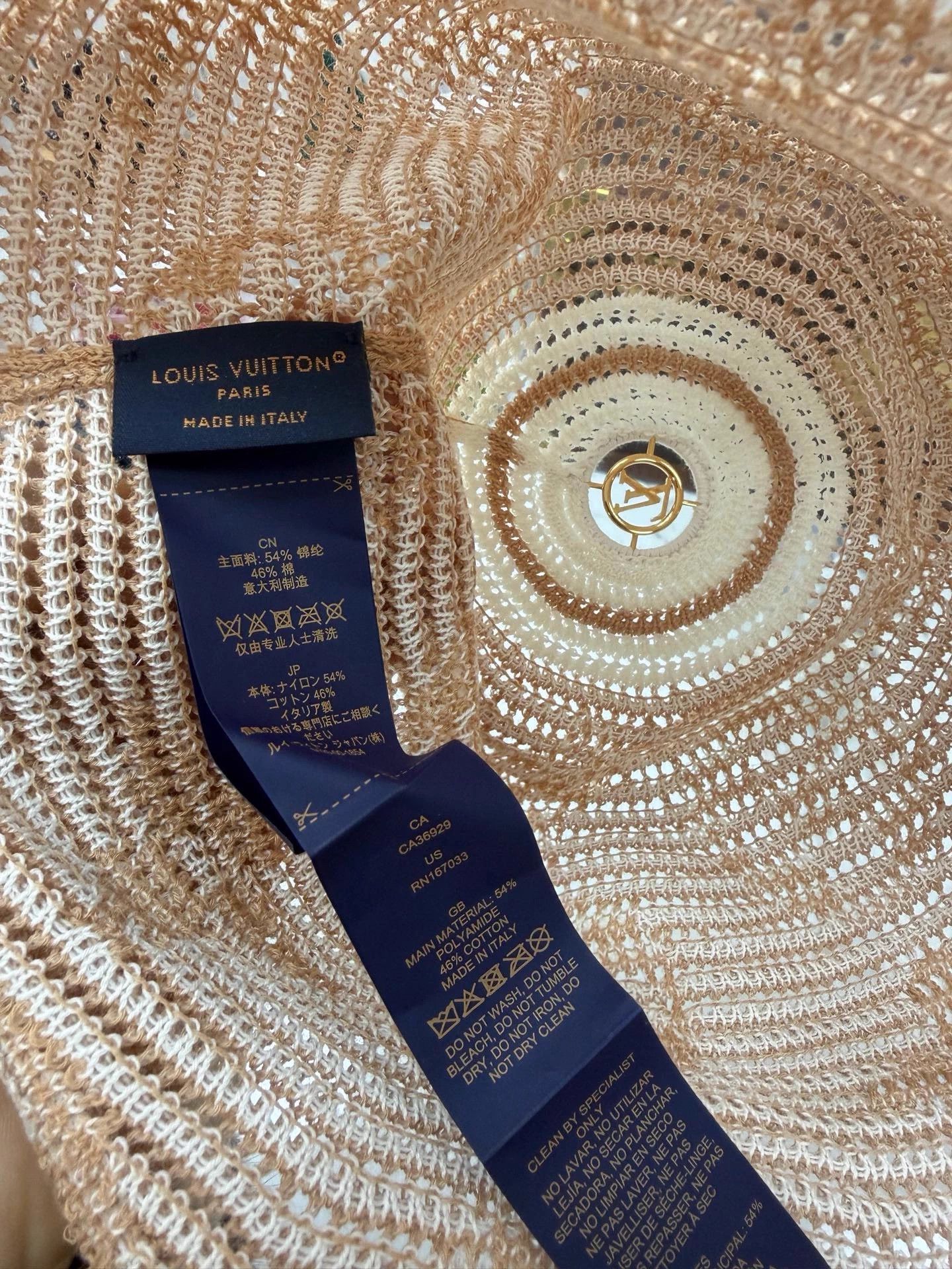 Louis Vuitton Lv Summer Hollow Bucket Hat 99 New S Size ONE SIZE - 4 Thumbnail