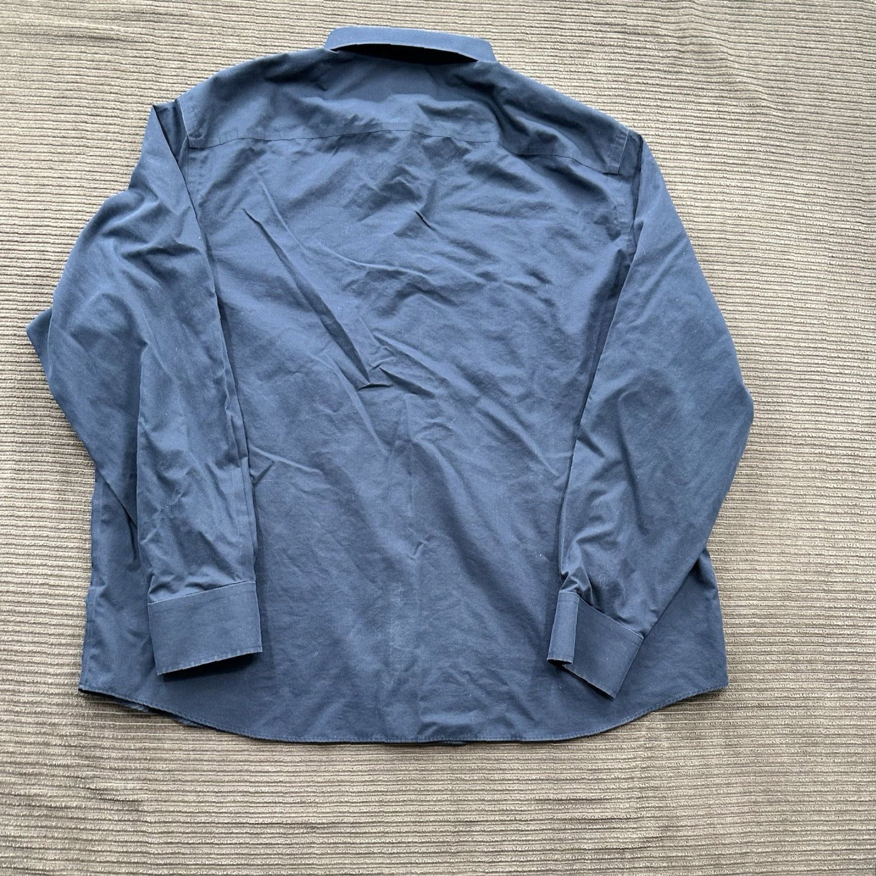 UNTUCKit UNTUCKit Button-Up Shirt Men 2XL Blue Cotton Long Sleeve Preppy Casual Size US XXL / EU 58 / 5 - 2 Thumbnail