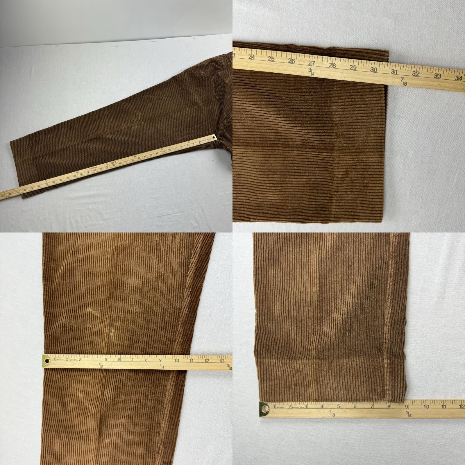 Vintage VINTAGE Munsingwear Corduroy Pants Men's 36x30 Brown Relaxed Fit 90s Y2K Grunge Casual Chino Size US 36 / EU 52 - 8 Thumbnail