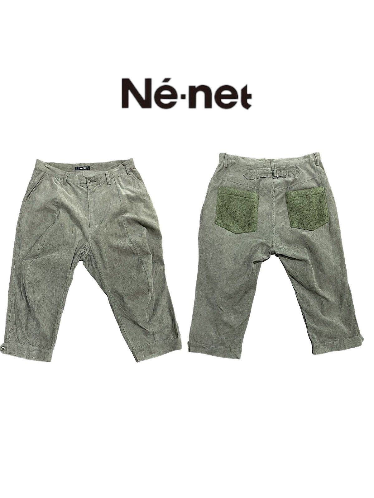 Issey Miyake × Ne-Net 🌹Issey Miyake Ne-Net Corduroy Shorts Size 31" - 1 Thumbnail
