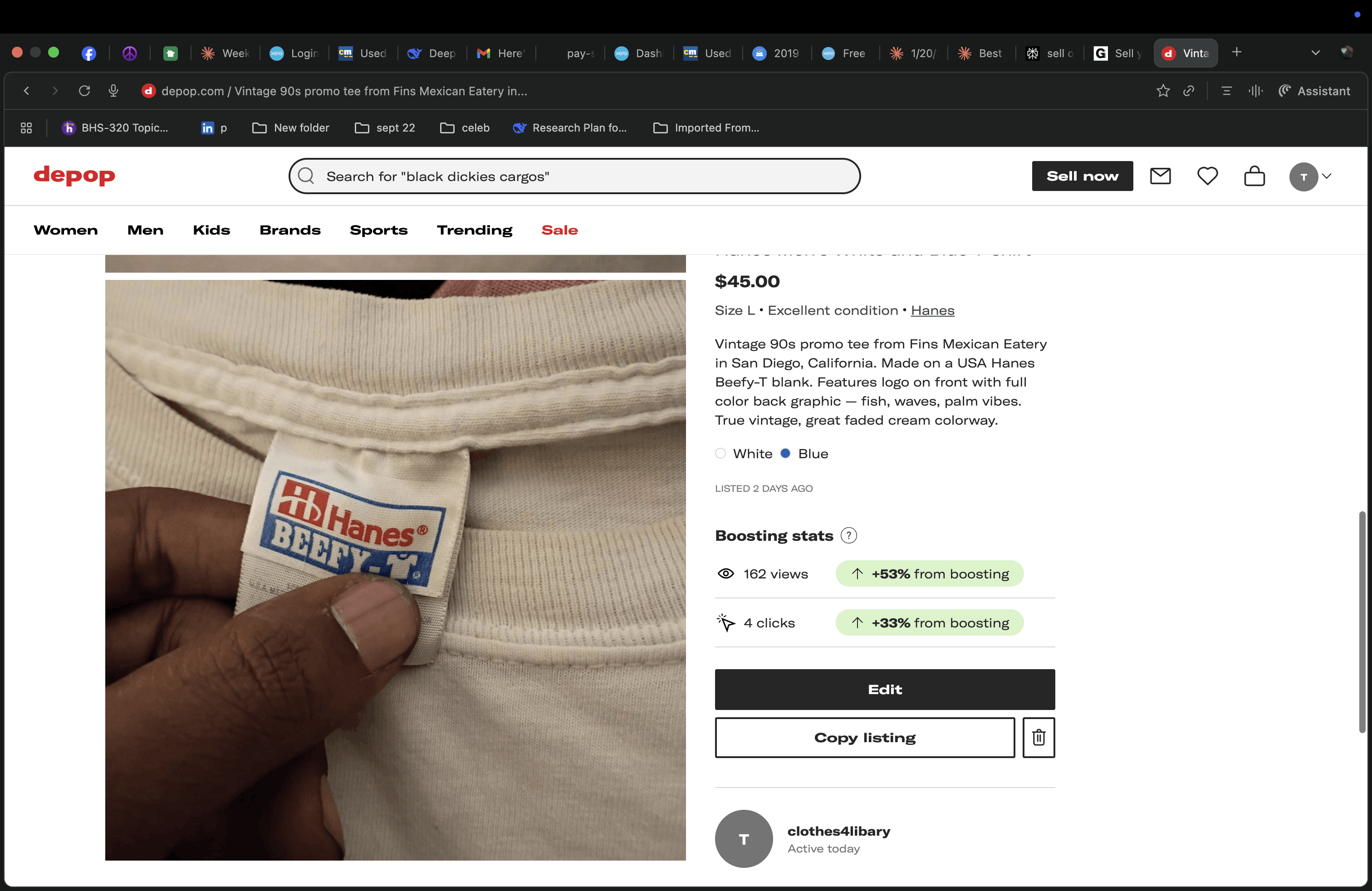 Other Vintage San Diego T Size US L / EU 52-54 / 3 - 3 Thumbnail