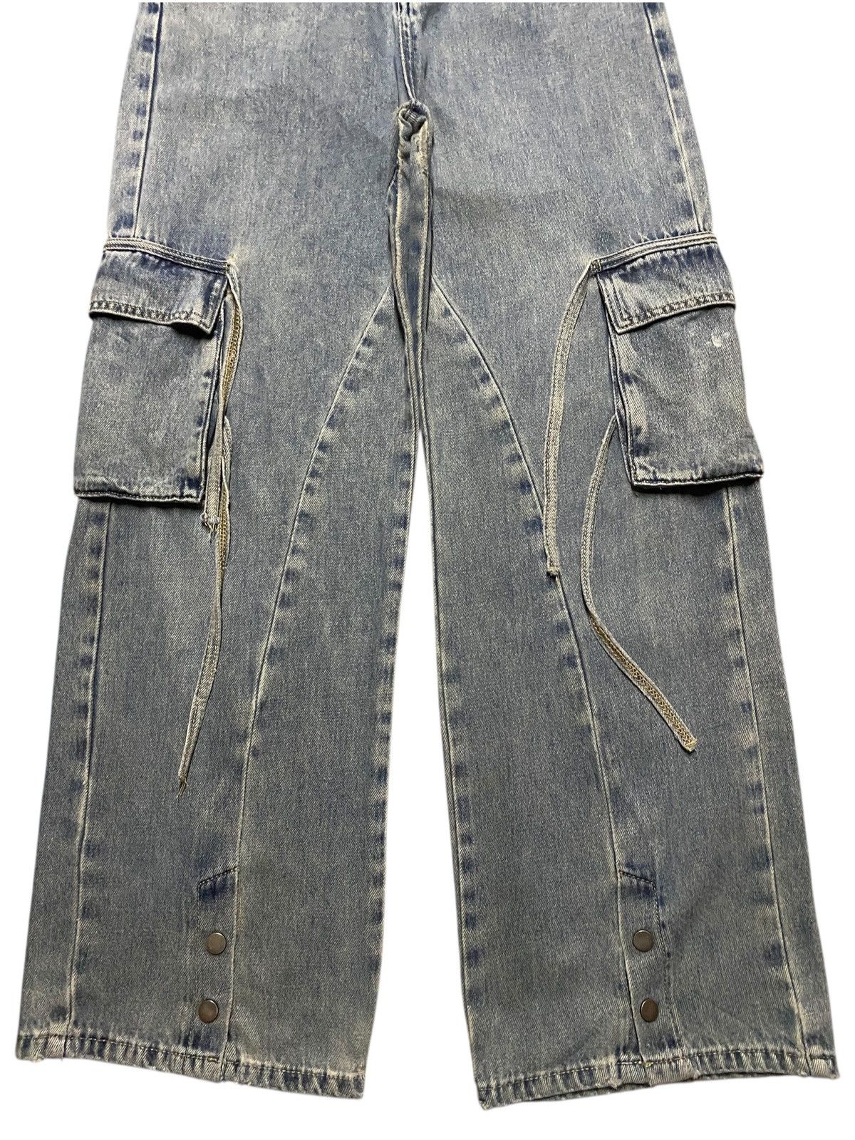 Vintage Vintage Japanese Brand FSY Super Baggy Lace Up Carpenter Size US 29 - 5 Thumbnail