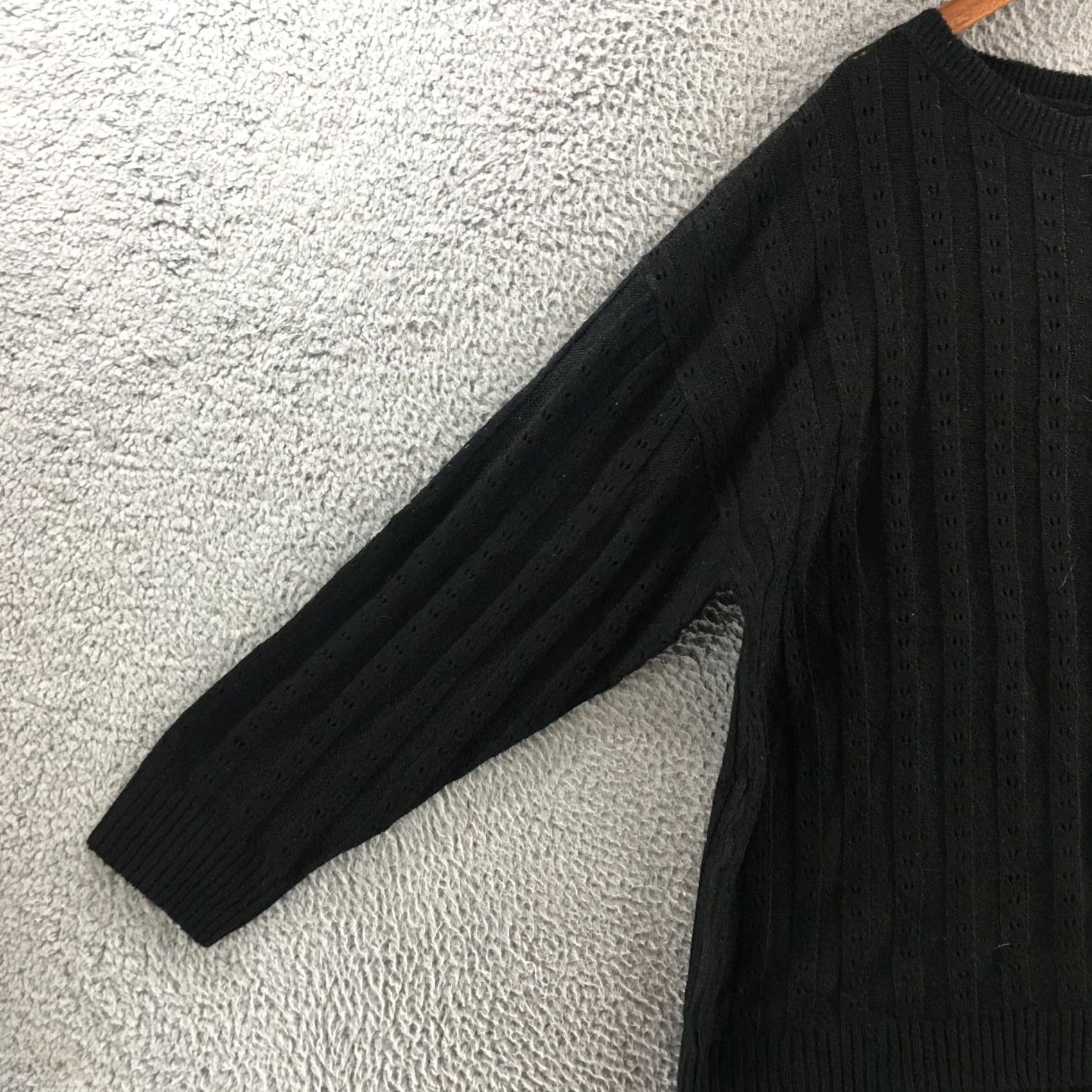 Vintage Terra & Sky Sweaters Womens 2X Brown Pullover Long Sleeve Boat Neck Comfort Shirt Pullover Casual Men? Size XXL / US 16-18 / IT 52-54 - 4 Thumbnail