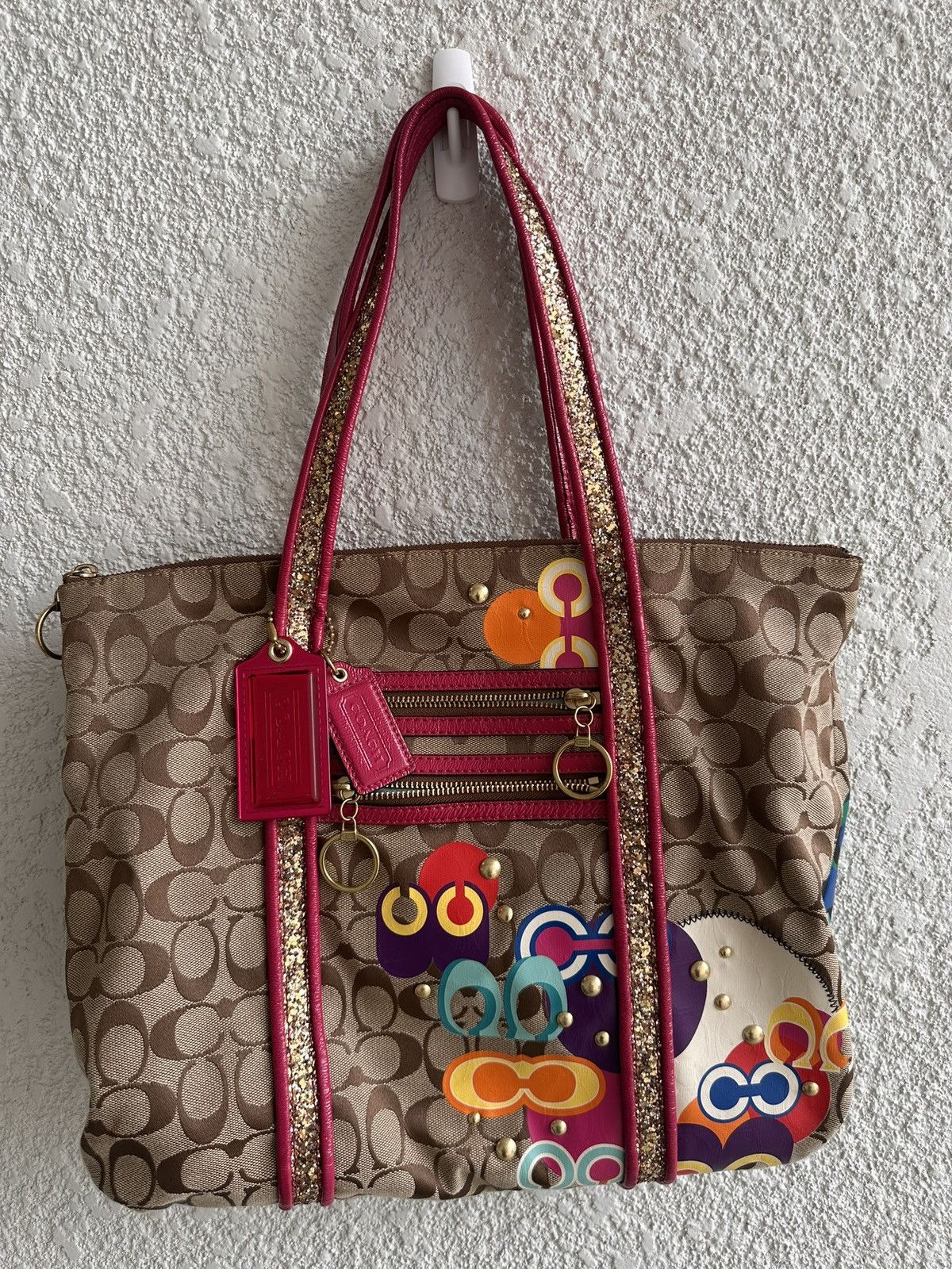 Coach × Designer × Vintage Vintage Y2K Coach Poppy Glam Handbag 