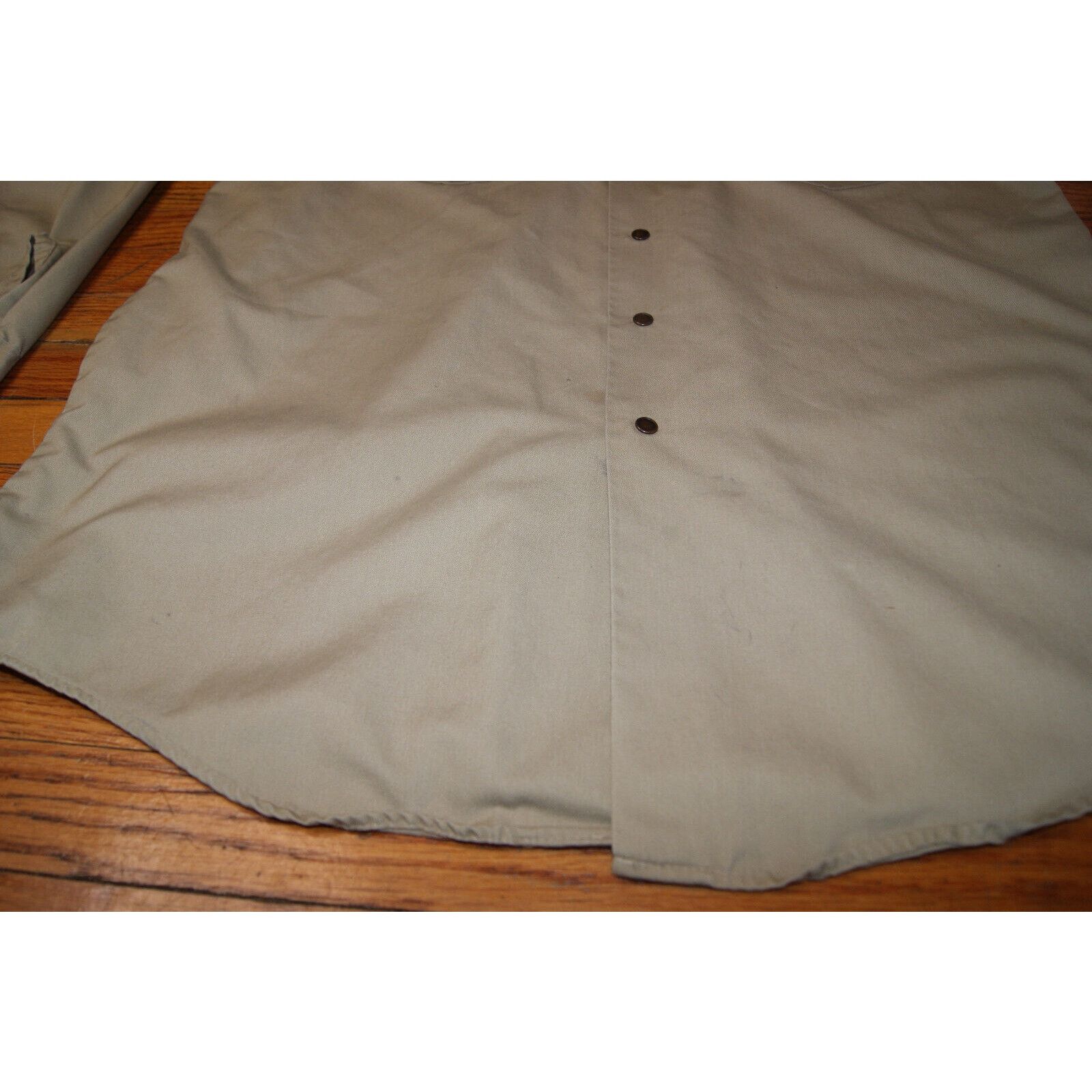Oshkosh VTG Oshkosh Mens XL Long Sleeve Snap Button Work Shirt Size US XL / EU 56 / 4 - 9 Thumbnail
