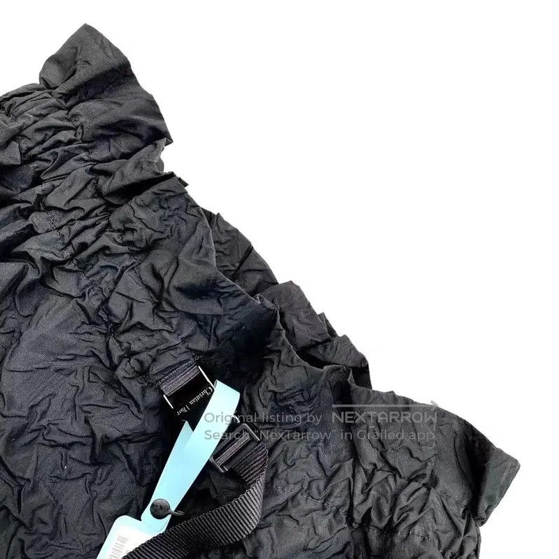 Dior Dior Black Crinkled Womens Skirt . Size 35" - 3 Thumbnail